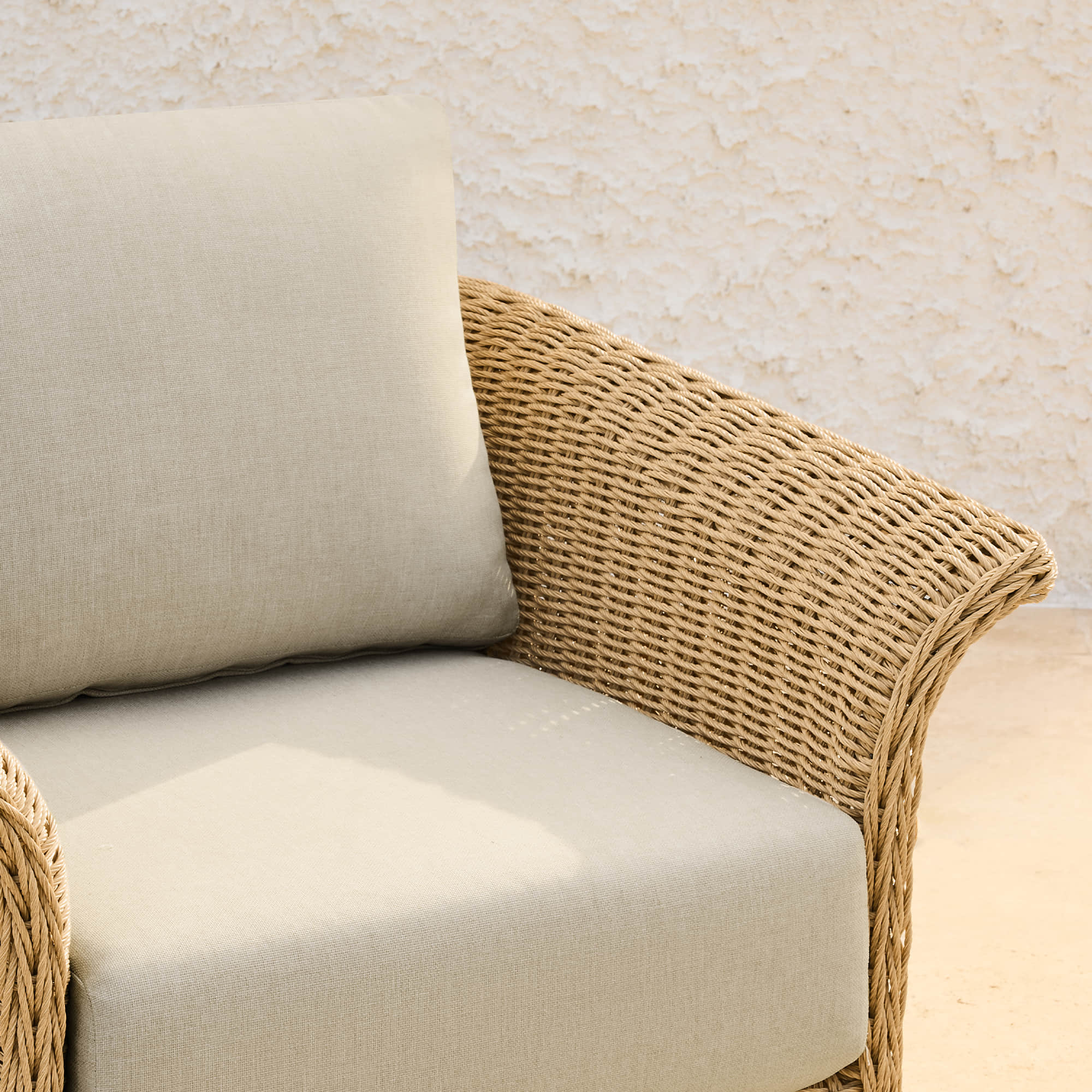 Haven Wicker Woven Outdoor Swivel Chair (Set of 2） - Image 7