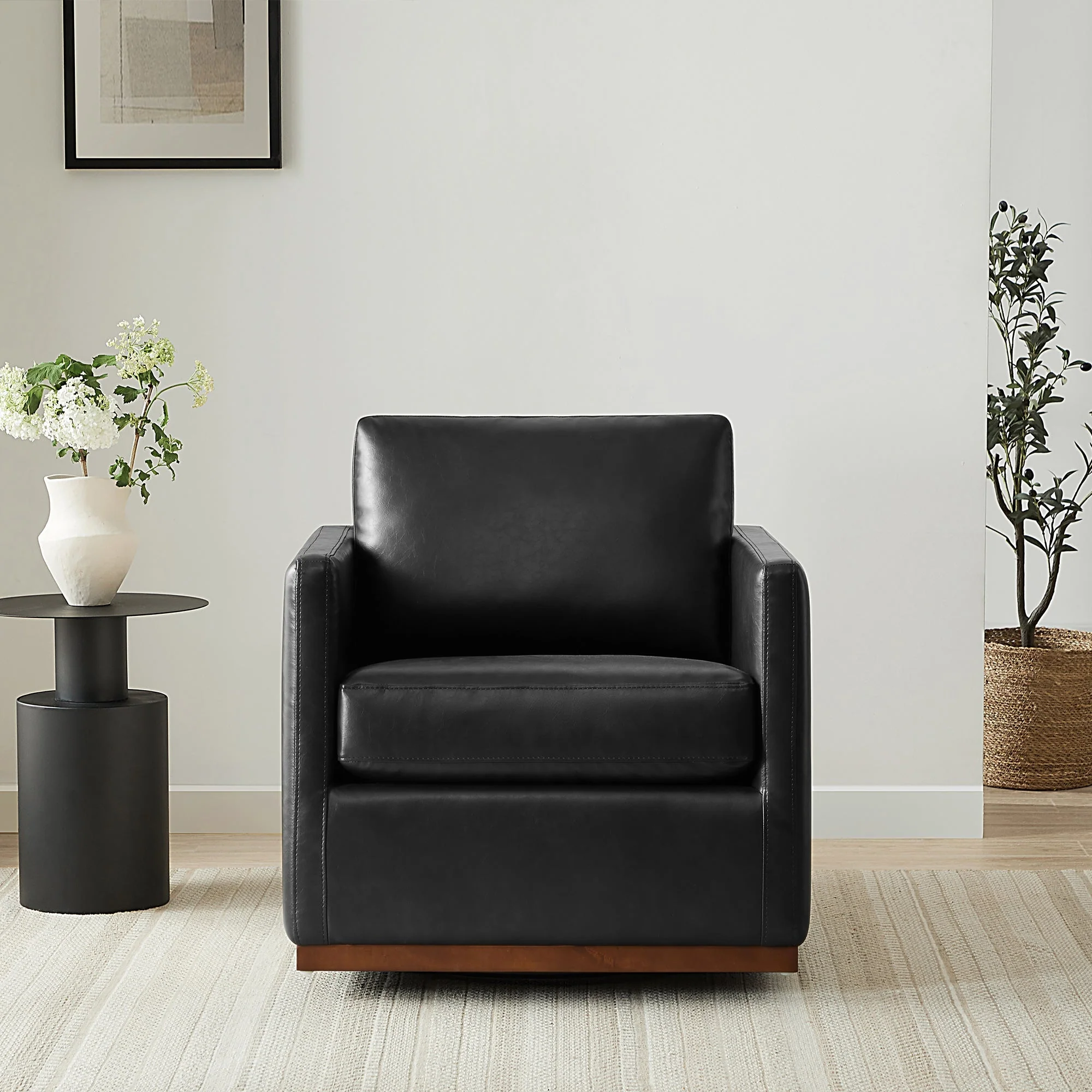 Henry Modern Swivel Accent Chair - Image 29