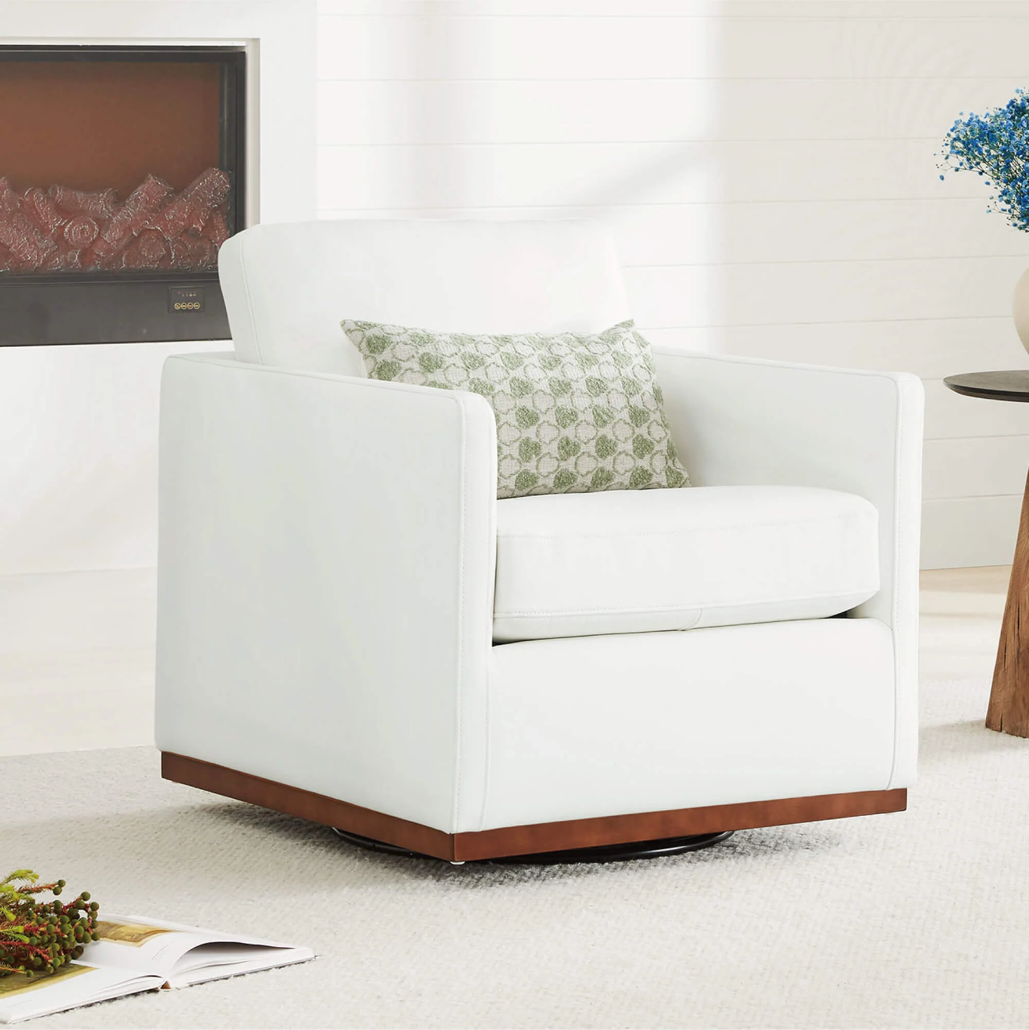 Henry Modern Swivel Accent Chair - Image 90