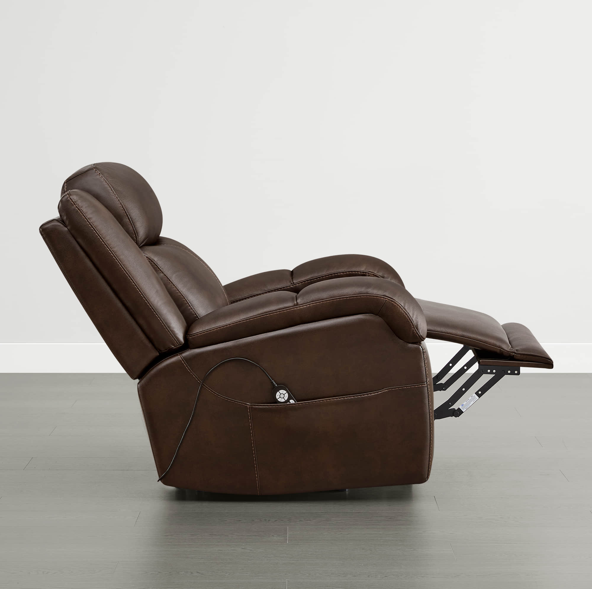 Isaac Genuine Leather Lift Assist Recliner With Power Headrest - Image 15