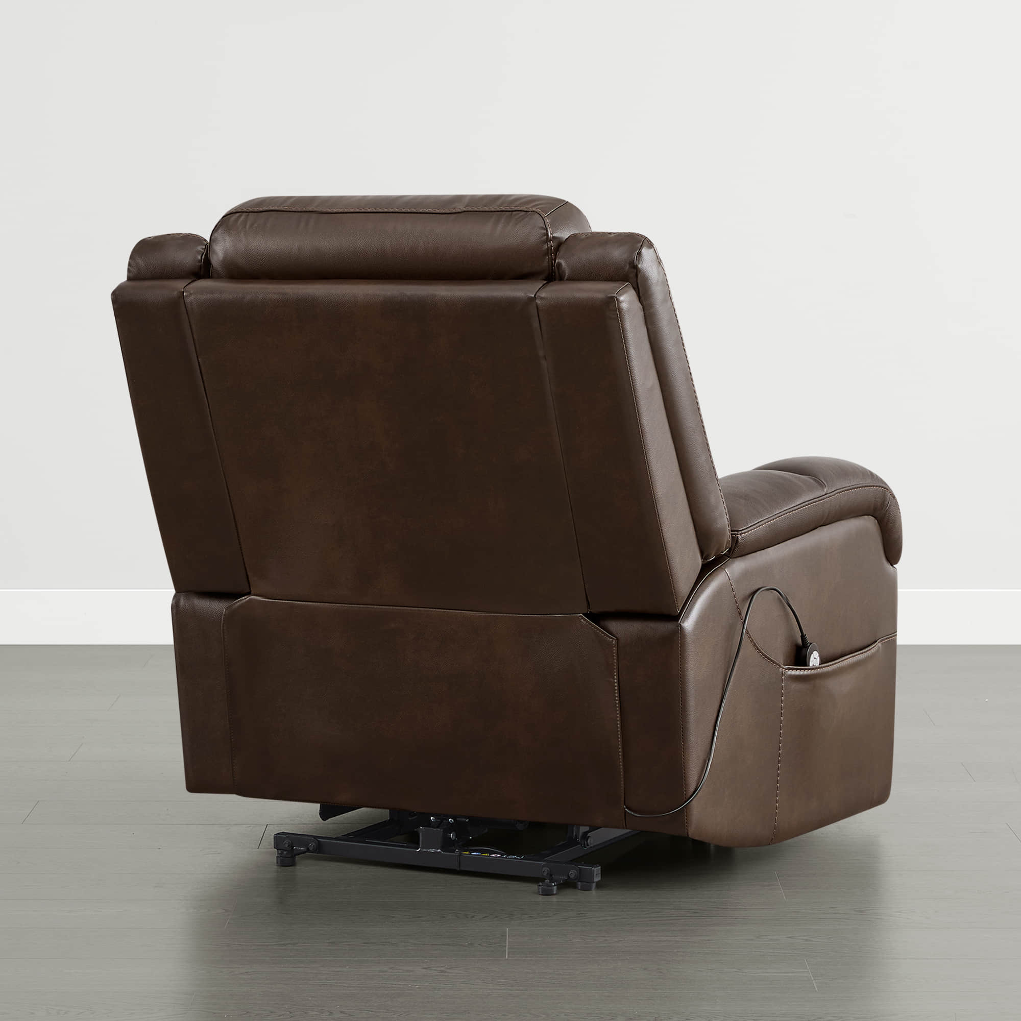 Isaac Genuine Leather Lift Assist Recliner With Power Headrest - Image 18