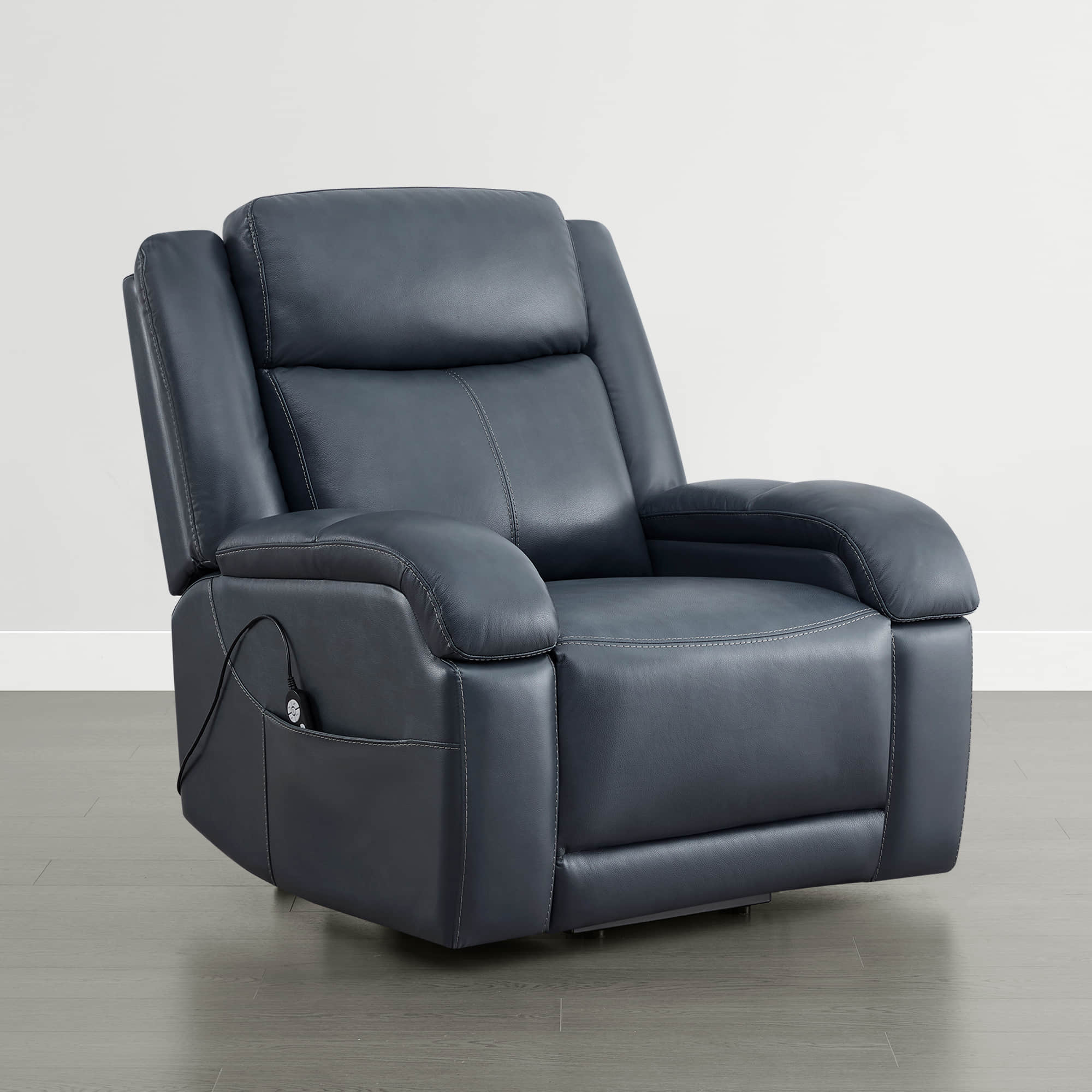 Isaac Genuine Leather Lift Assist Recliner With Power Headrest - Image 26
