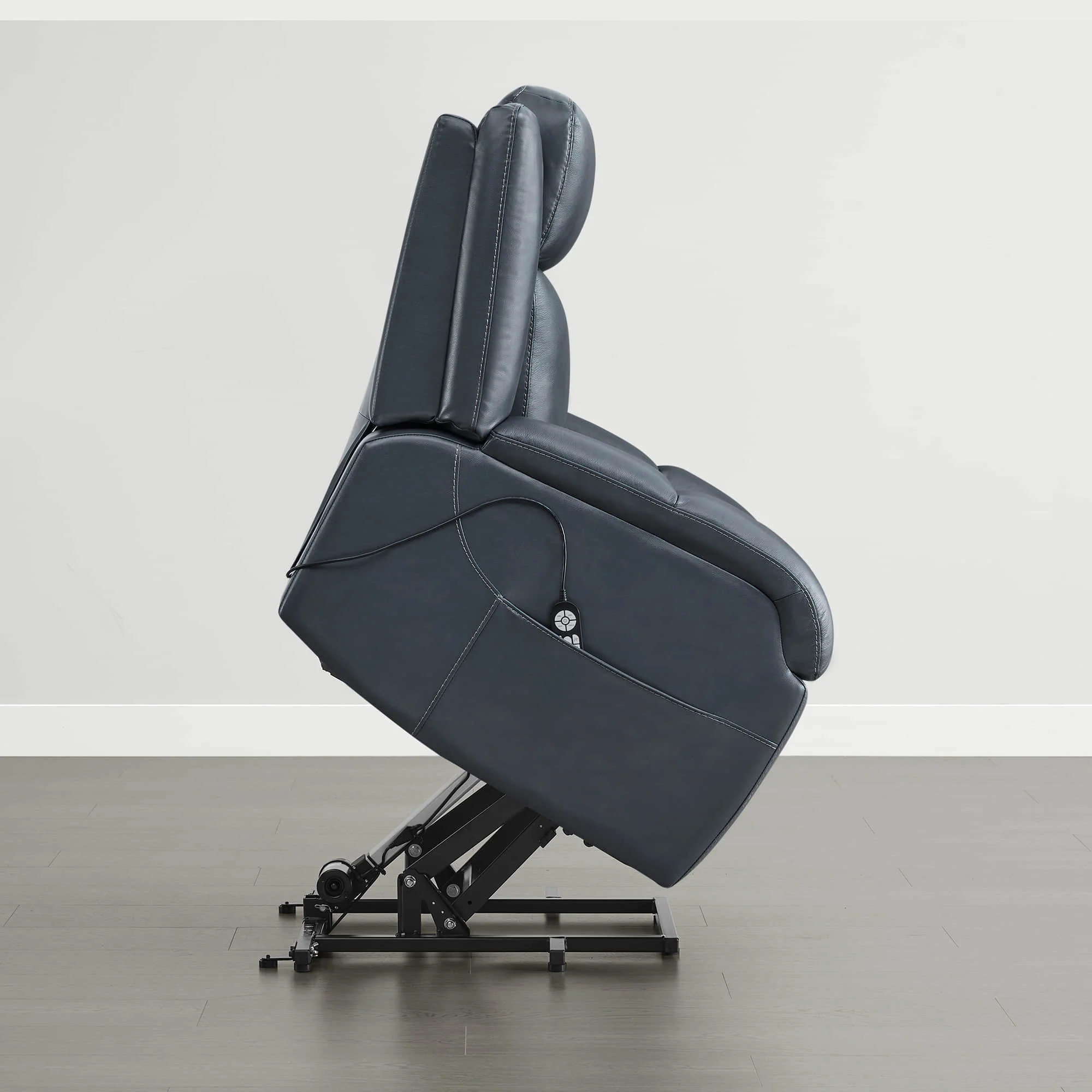 Isaac Genuine Leather Lift Assist Recliner With Power Headrest - Image 29