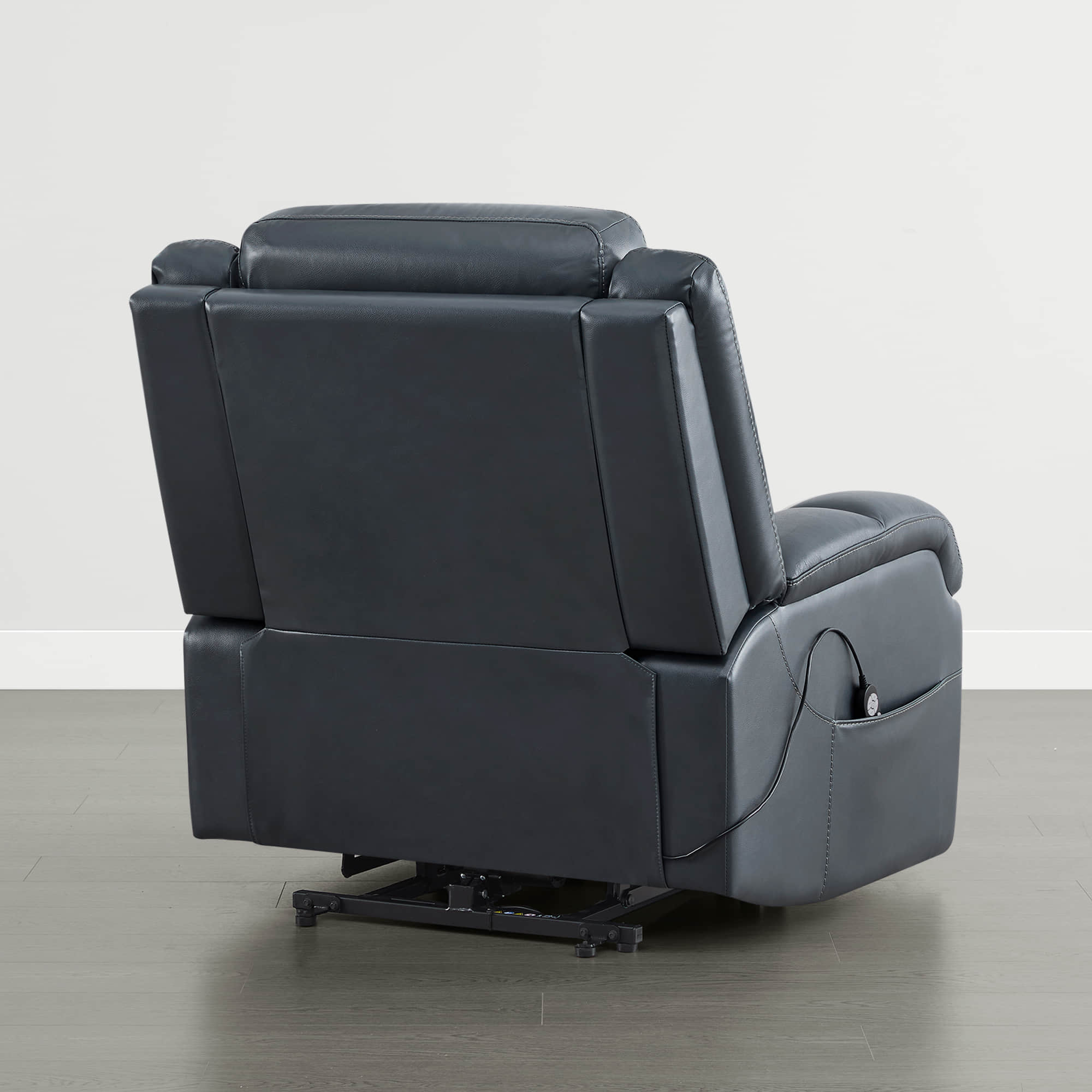 Isaac Genuine Leather Lift Assist Recliner With Power Headrest - Image 37