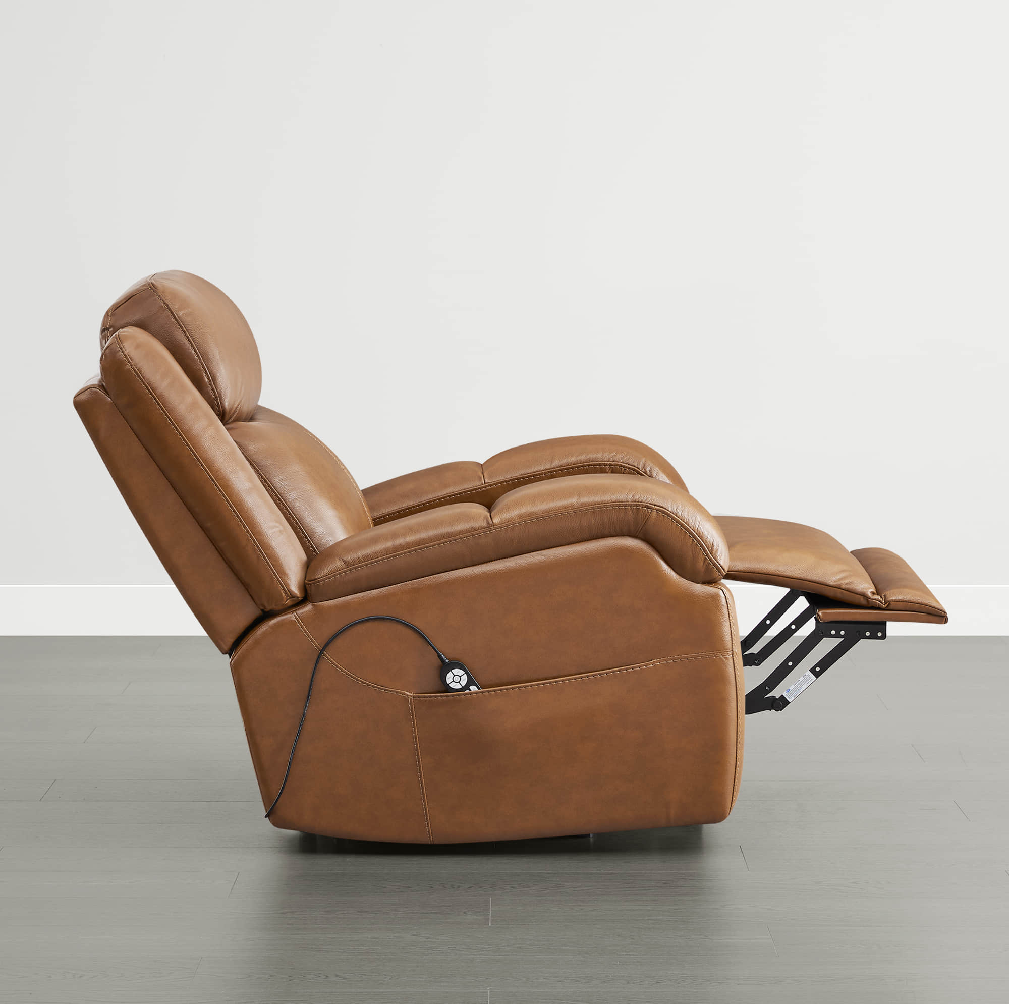 Isaac Genuine Leather Lift Assist Recliner With Power Headrest - Image 54