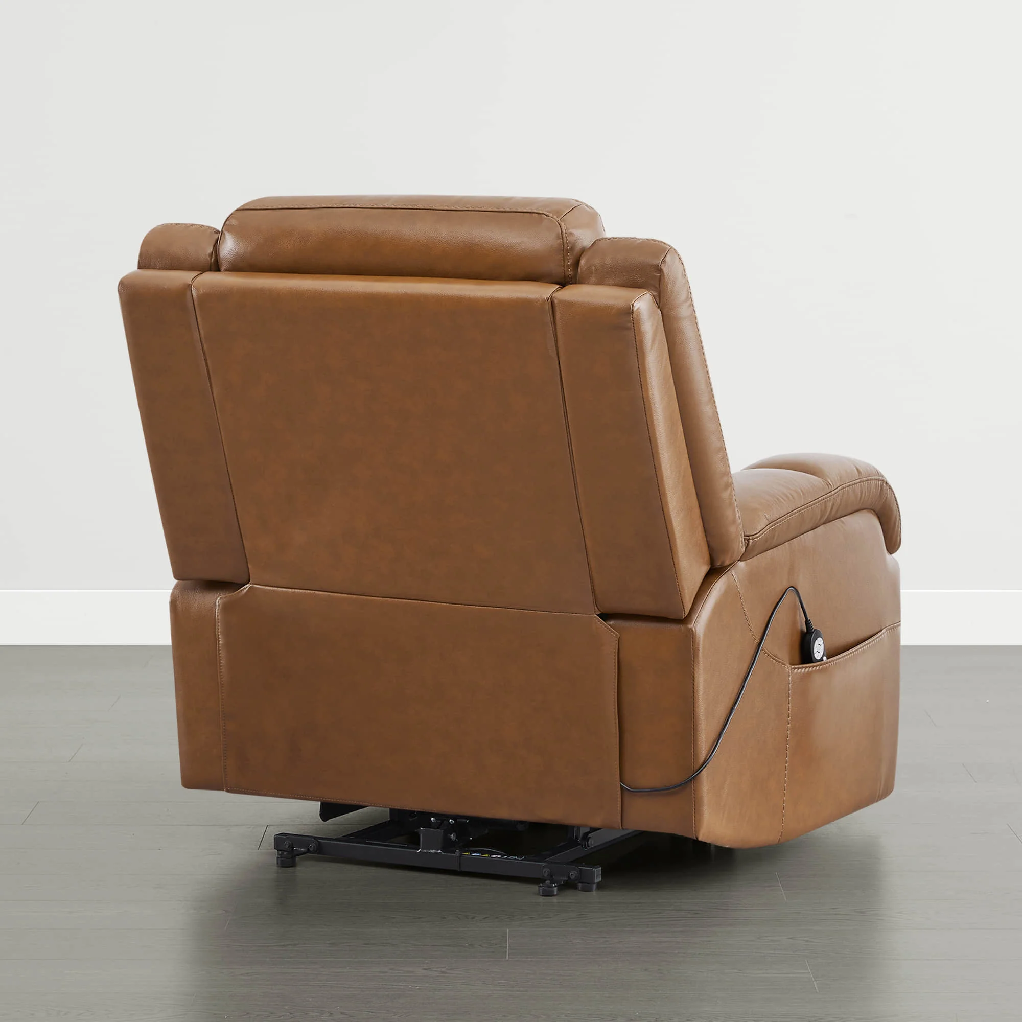 Isaac Genuine Leather Lift Assist Recliner With Power Headrest - Image 58