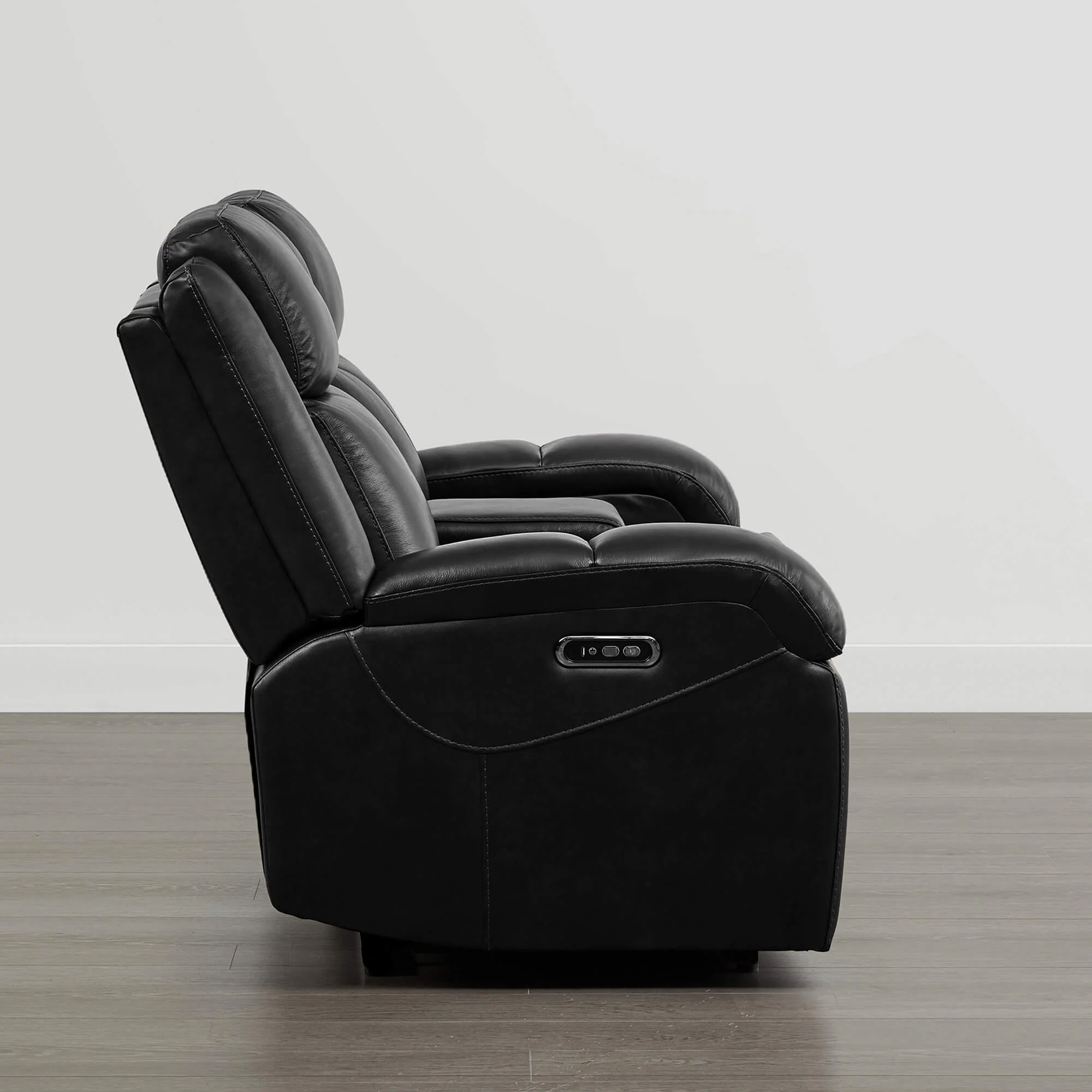 Isaac Genuine Leather Wall Hugger Power Reclining Sofa with Power Headrest - Image 116