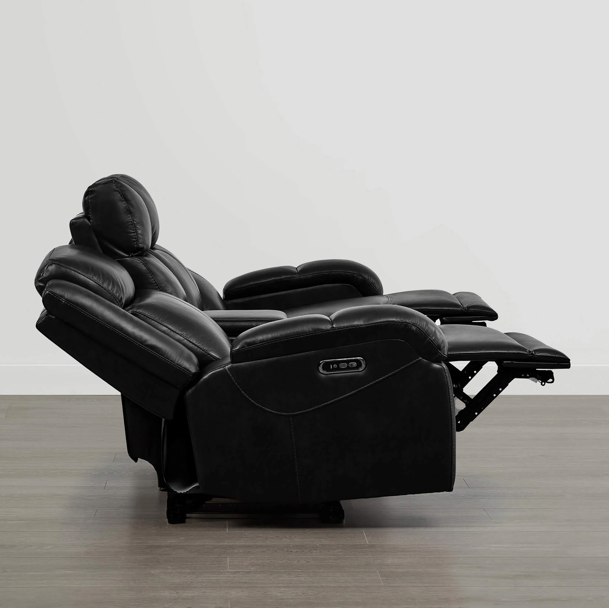 Isaac Genuine Leather Wall Hugger Power Reclining Sofa with Power Headrest - Image 125