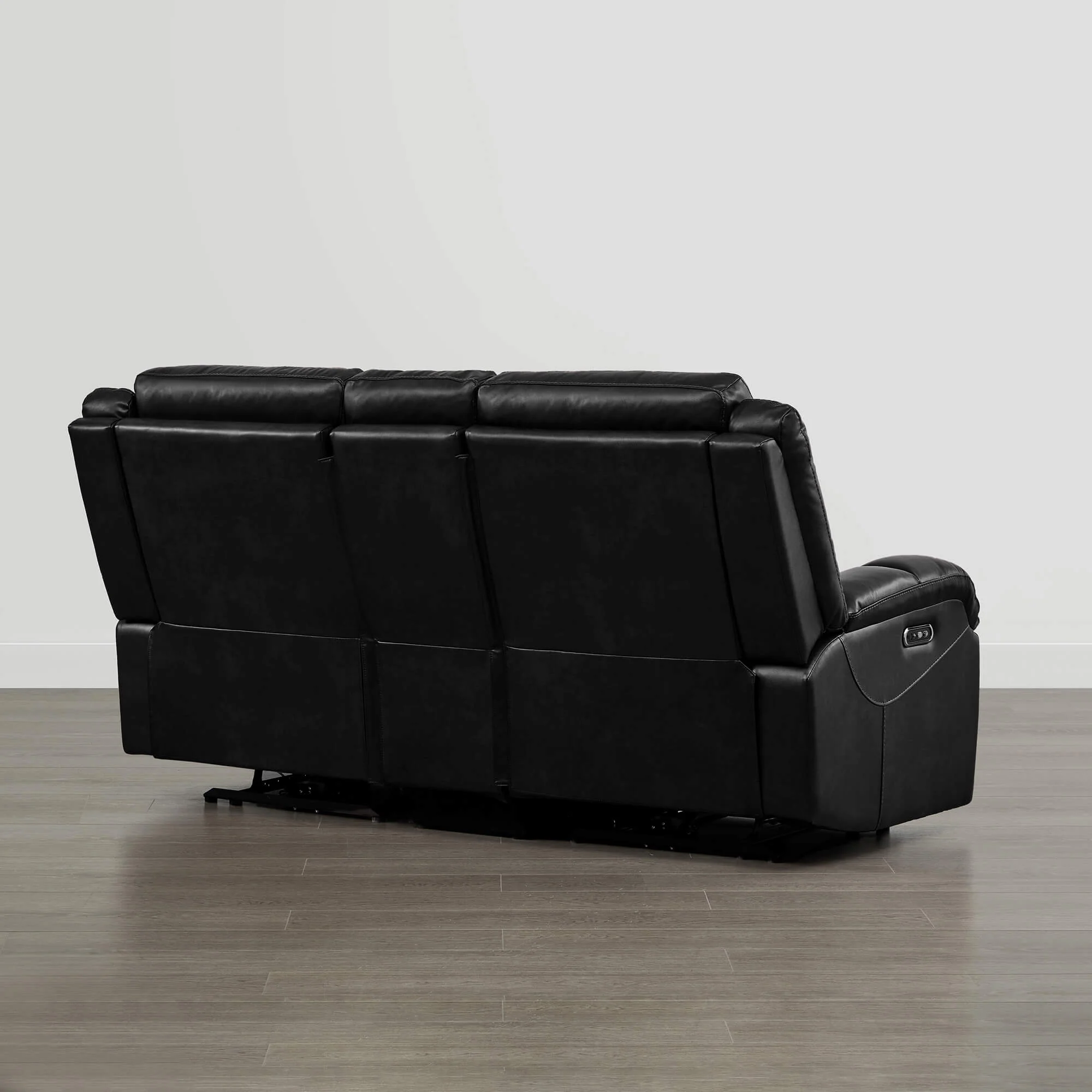 Isaac Genuine Leather Wall Hugger Power Reclining Sofa with Power Headrest - Image 126