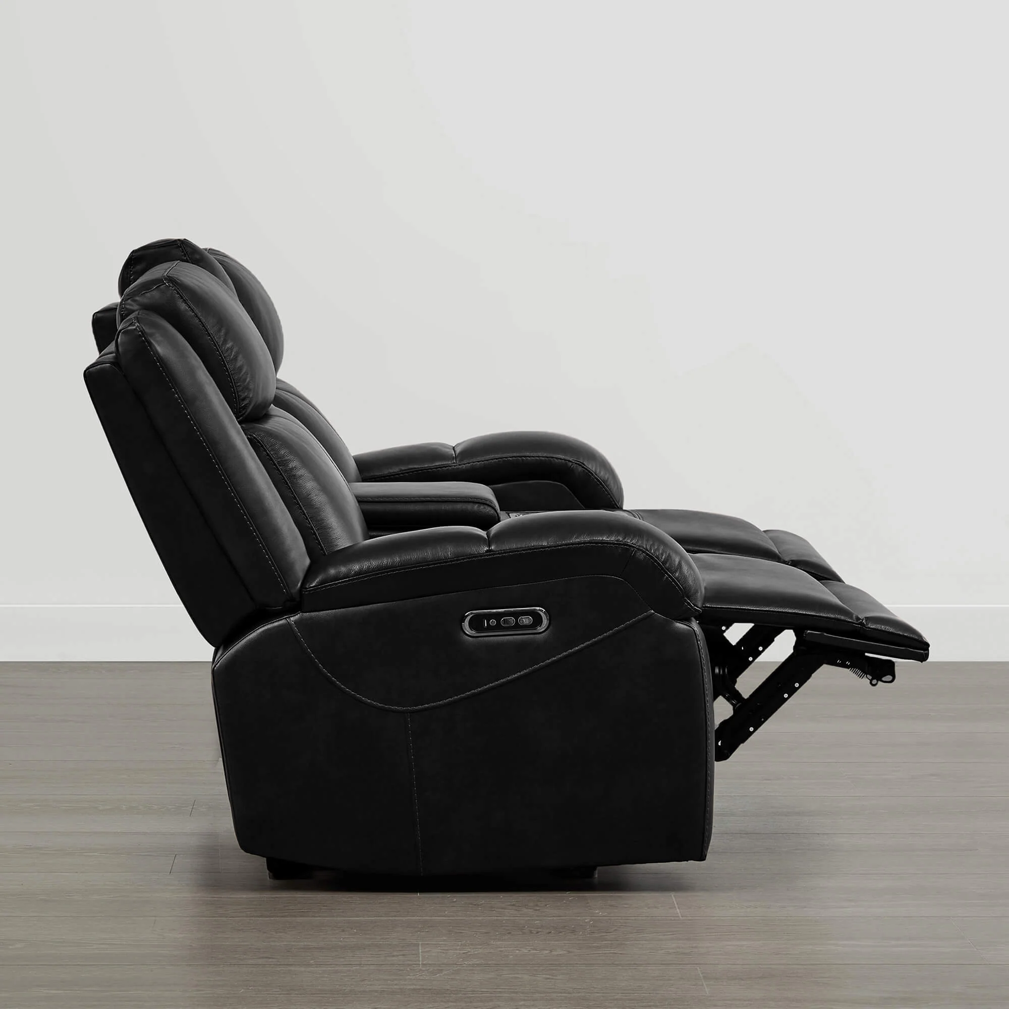 Isaac Genuine Leather Wall Hugger Power Reclining Sofa with Power Headrest - Image 127