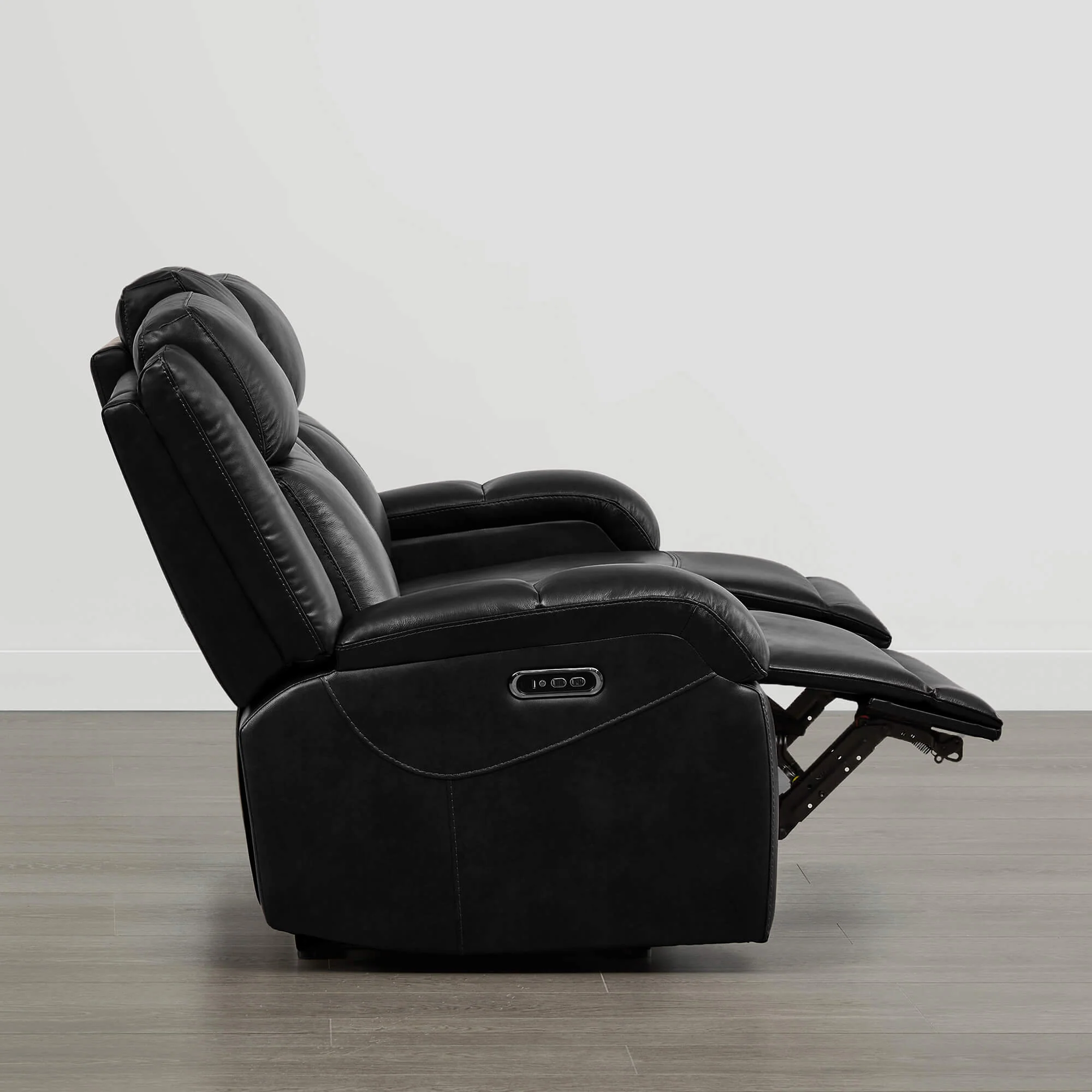 Isaac Genuine Leather Wall Hugger Power Reclining Sofa with Power Headrest - Image 138