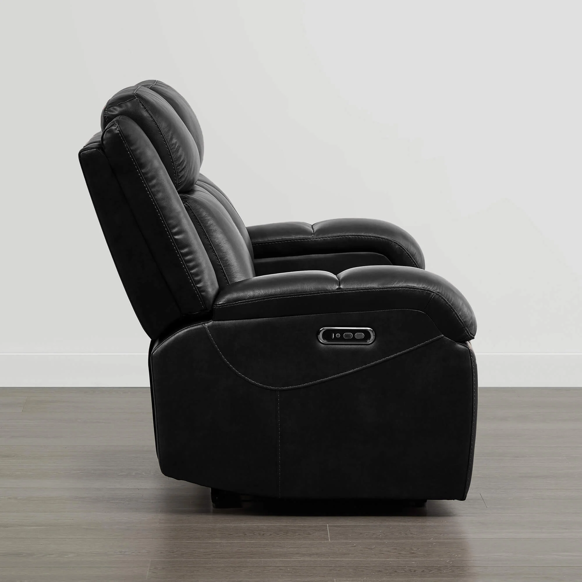 Isaac Genuine Leather Wall Hugger Power Reclining Sofa with Power Headrest - Image 140
