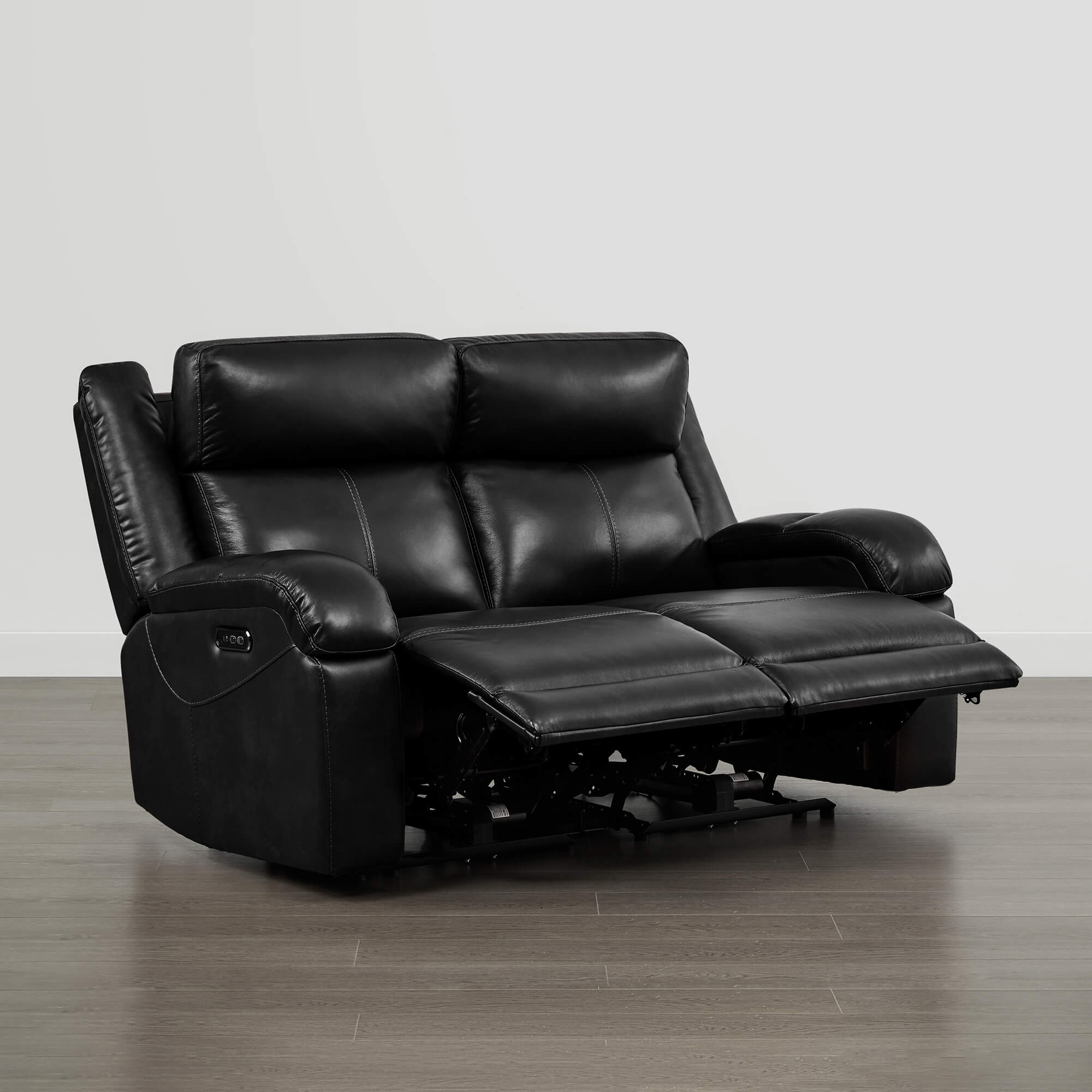 Isaac Genuine Leather Wall Hugger Power Reclining Sofa with Power Headrest - Image 144