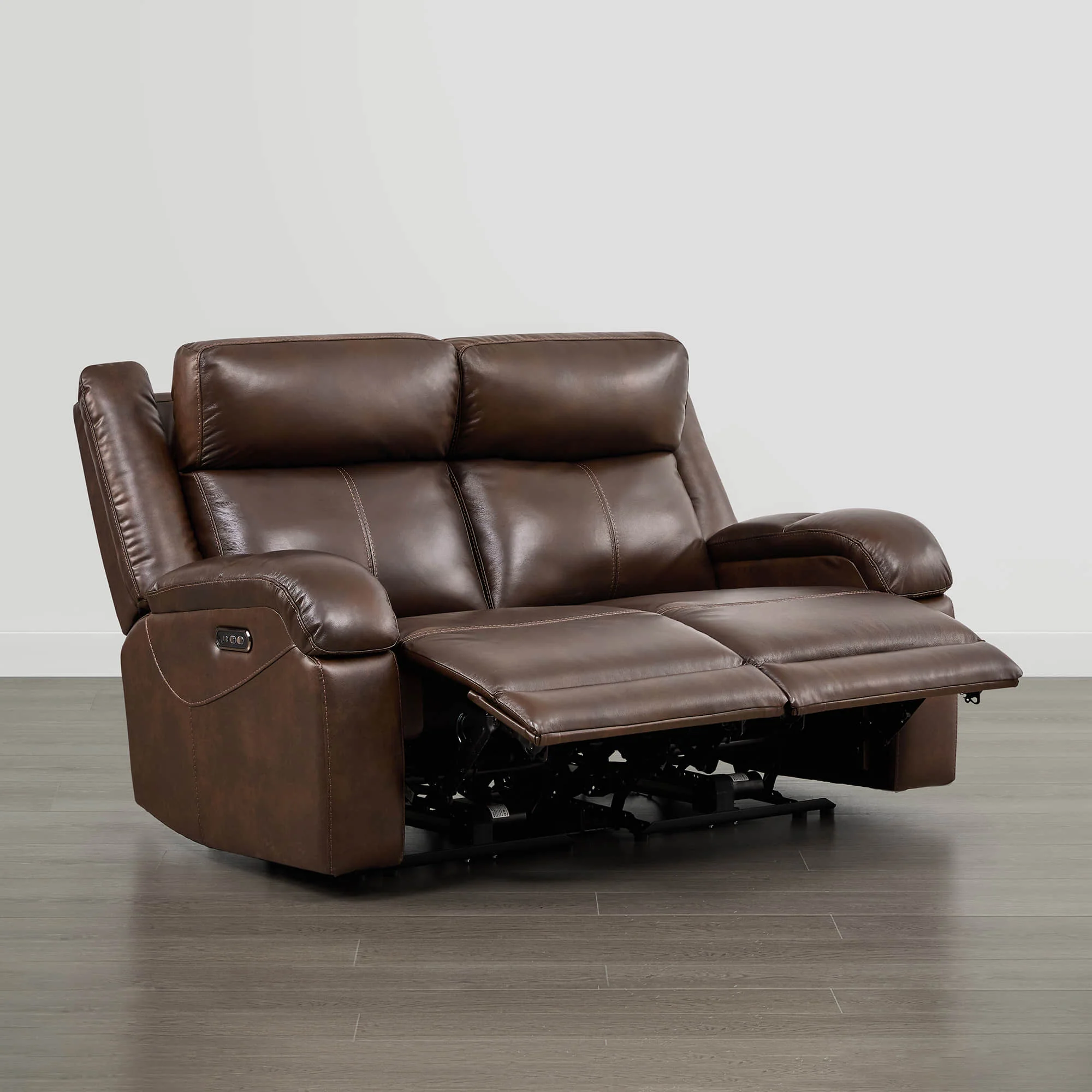 Isaac Genuine Leather Wall Hugger Power Reclining Sofa with Power Headrest - Image 31