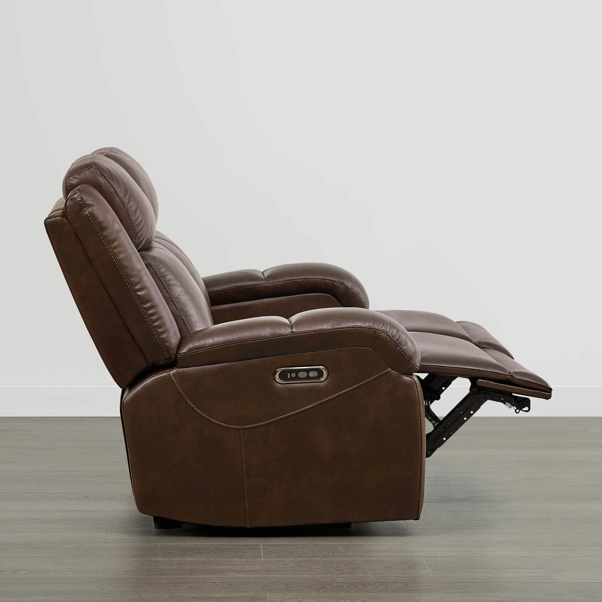 Isaac Genuine Leather Wall Hugger Power Reclining Sofa with Power Headrest - Image 36