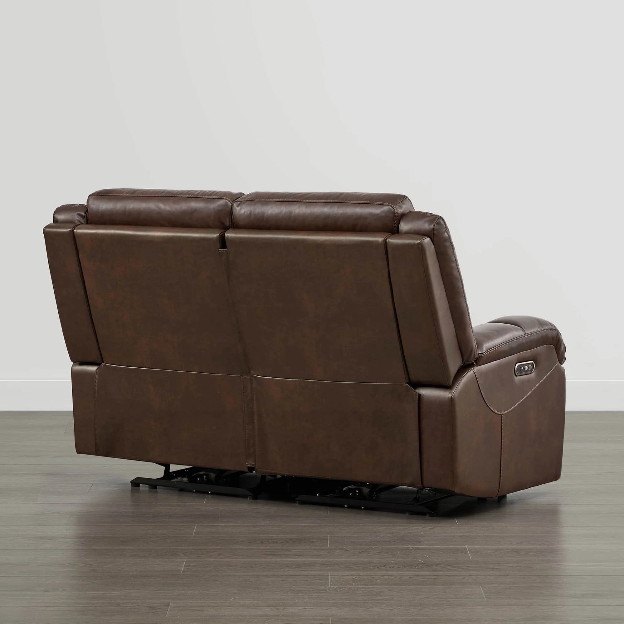 Isaac Genuine Leather Wall Hugger Power Reclining Sofa with Power Headrest - Image 38