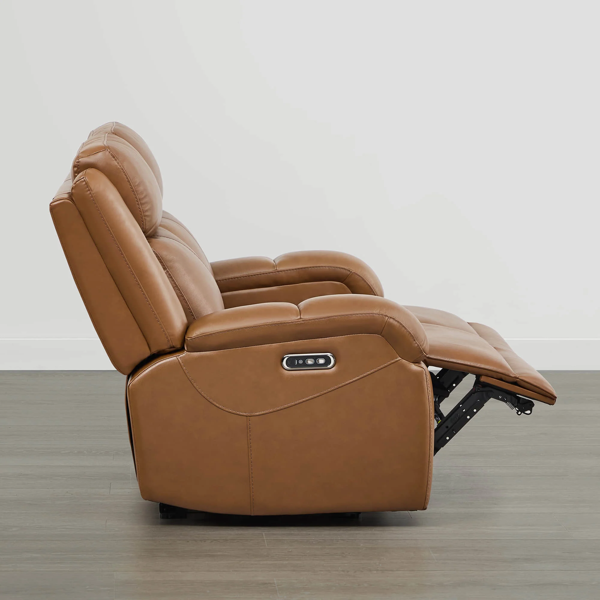 Isaac Genuine Leather Wall Hugger Power Reclining Sofa with Power Headrest - Image 64