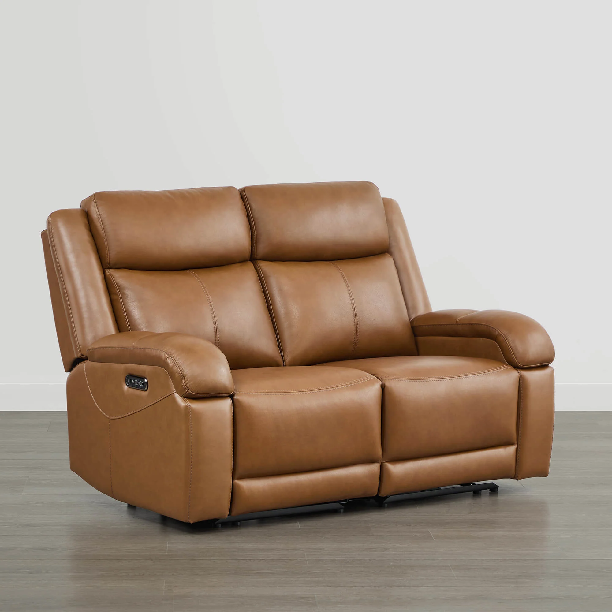 Isaac Genuine Leather Wall Hugger Power Reclining Sofa with Power Headrest - Image 85