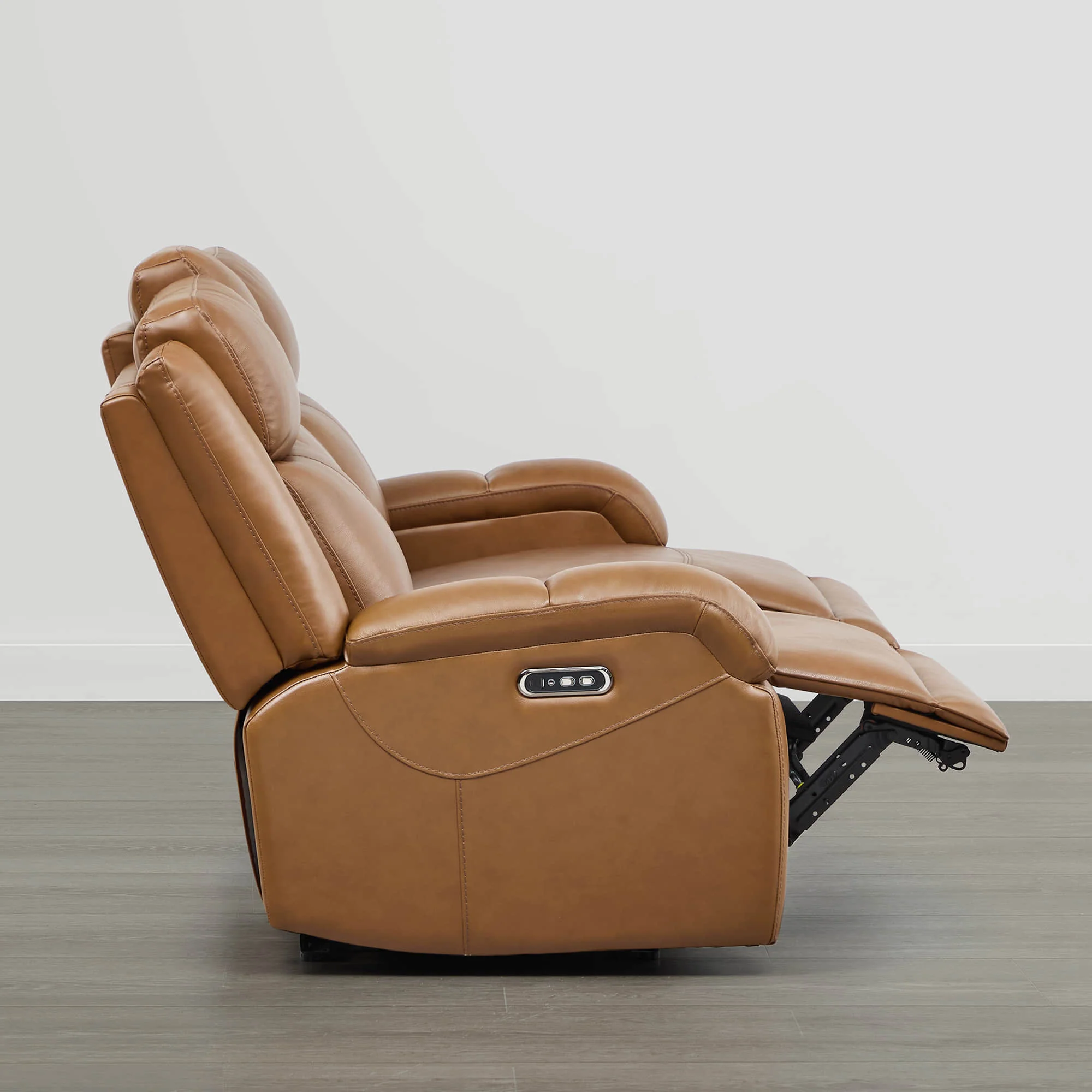 Isaac Genuine Leather Wall Hugger Power Reclining Sofa with Power Headrest - Image 95