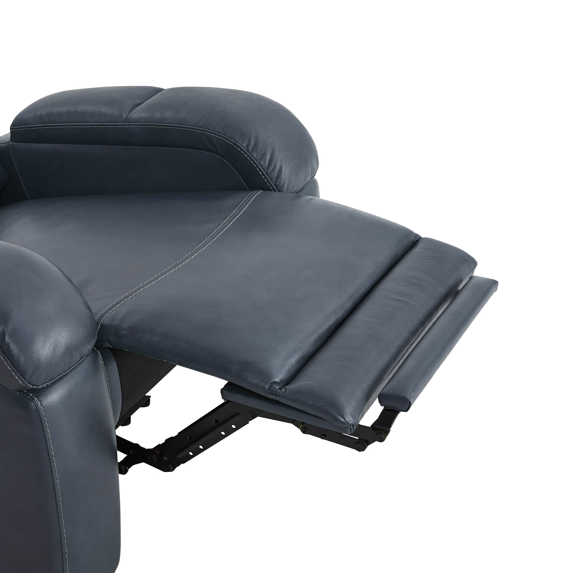 Isaac Genuine Leather Wall Hugger Power Recliner with Power Headrest - Image 94