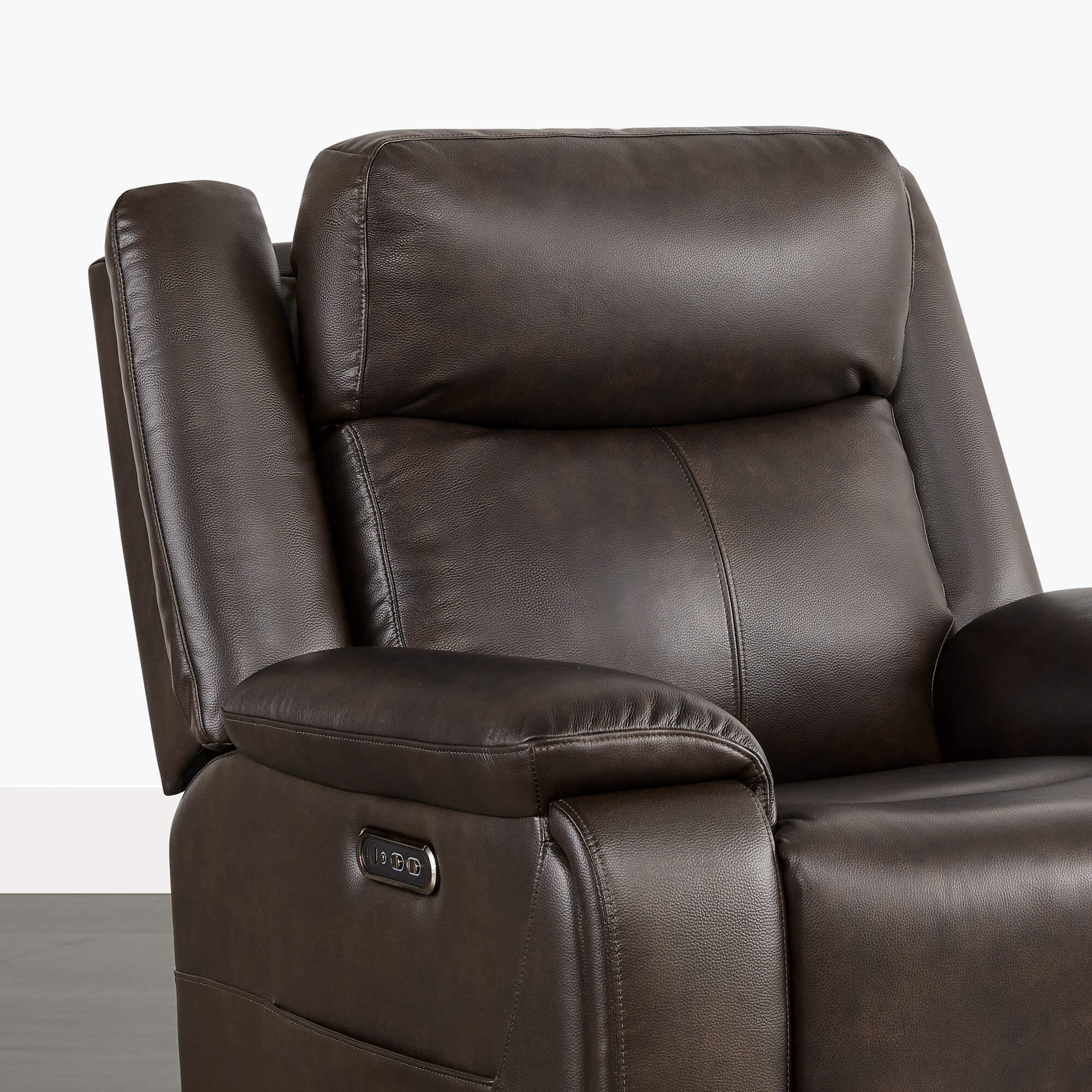 Isaac Zero Wall hugger Power Recliner with Cup Holder - Image 21