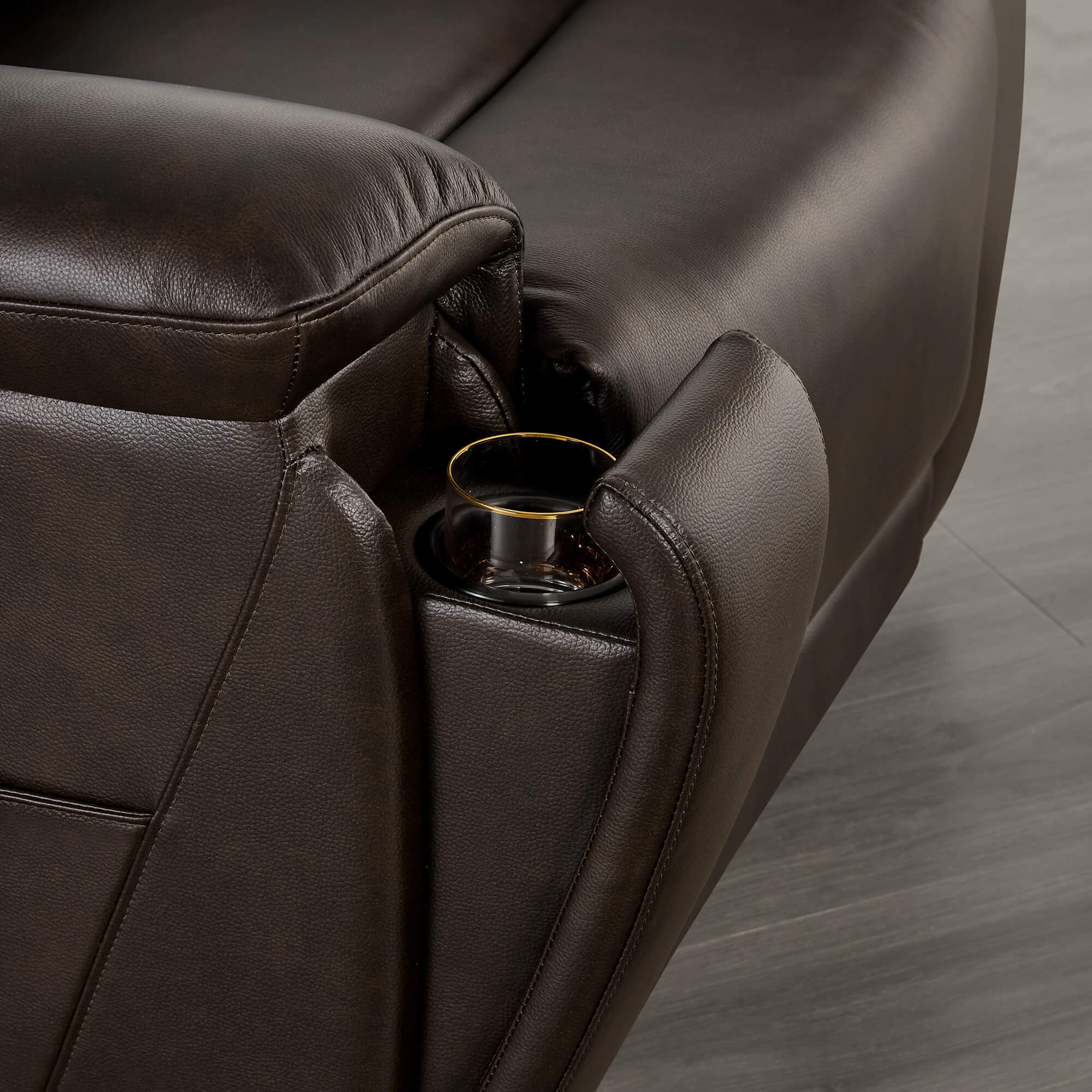 Isaac Zero Wall hugger Power Recliner with Cup Holder - Image 22