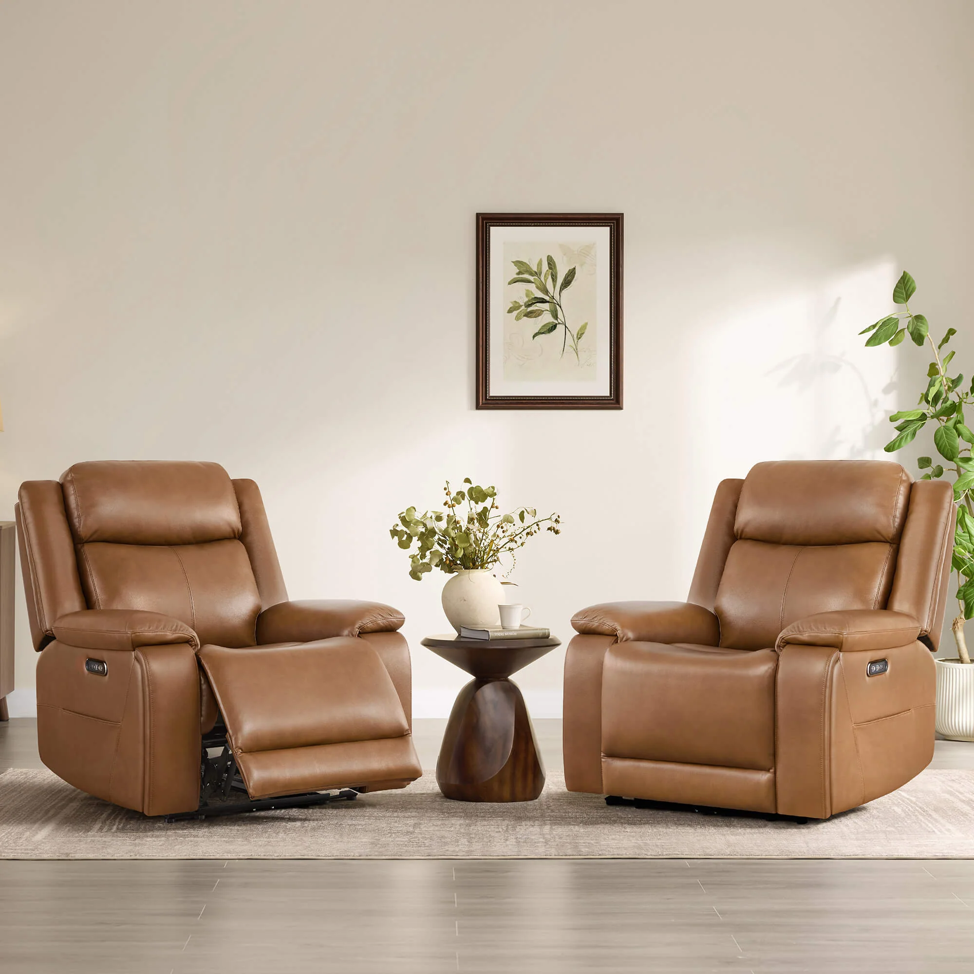 Isaac Zero Wall hugger Power Recliner with Cup Holder - Image 5