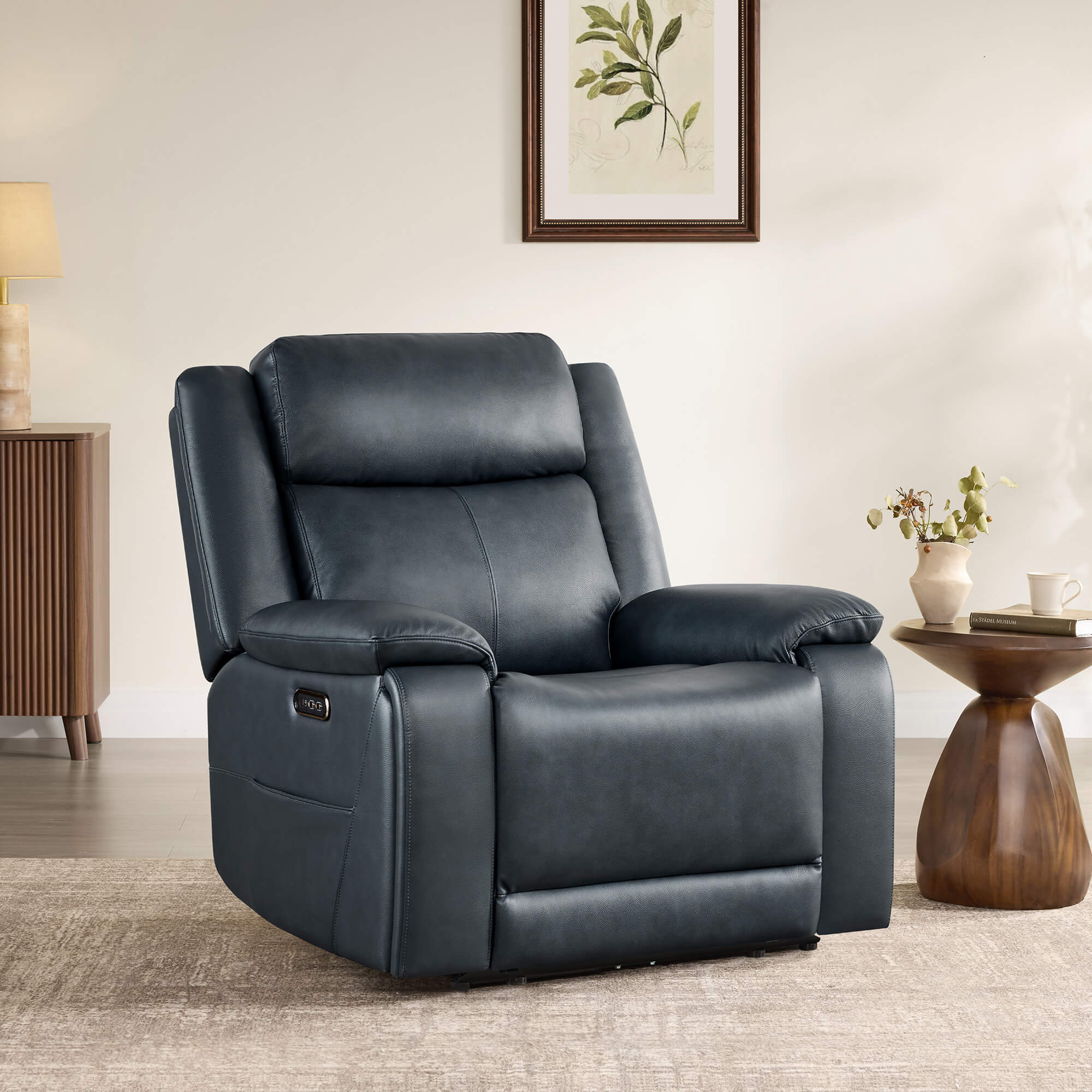 Isaac Zero Wall hugger Power Recliner with Cup Holder - Image 6