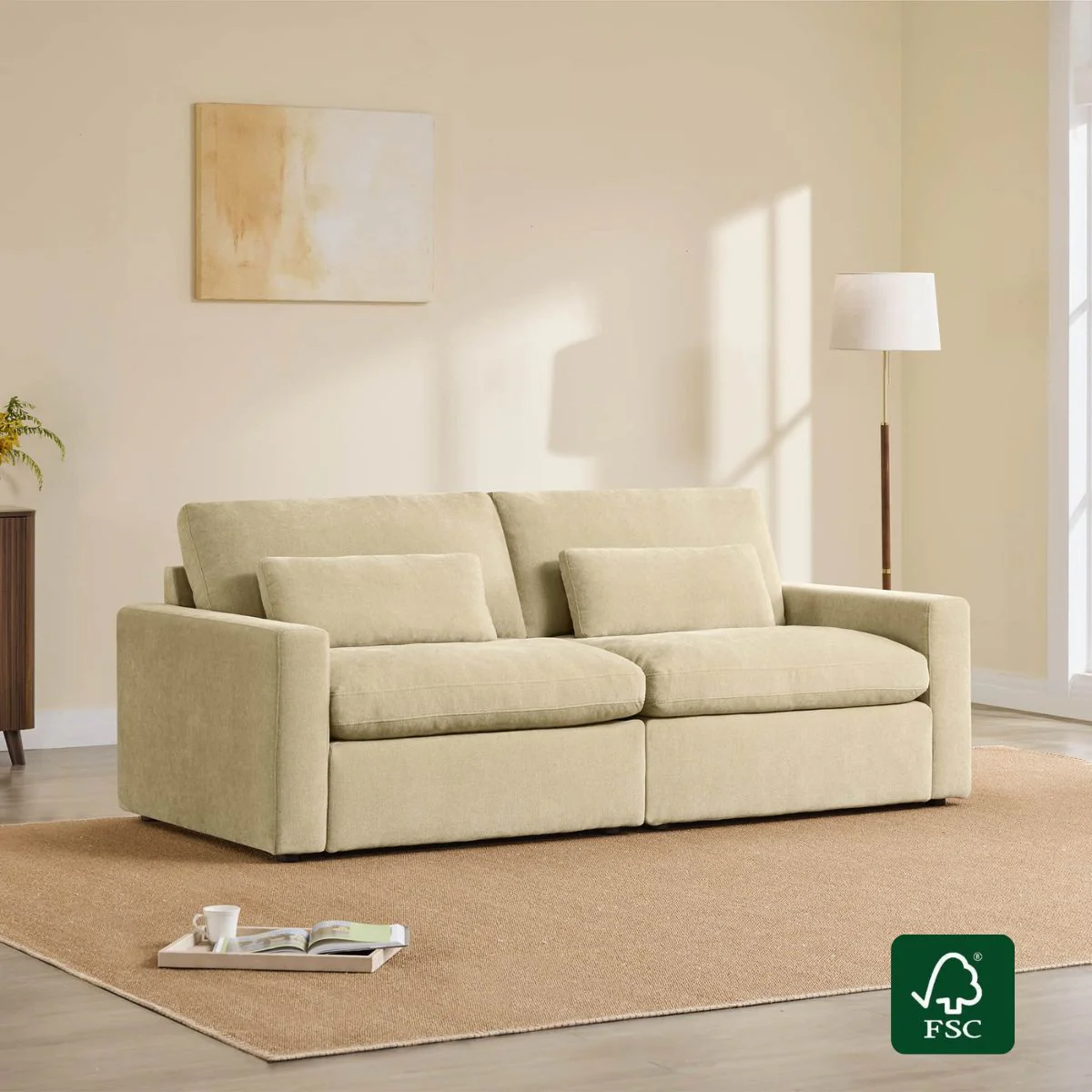 Ivy 2-Seat Performance Fabric Modular Sofa