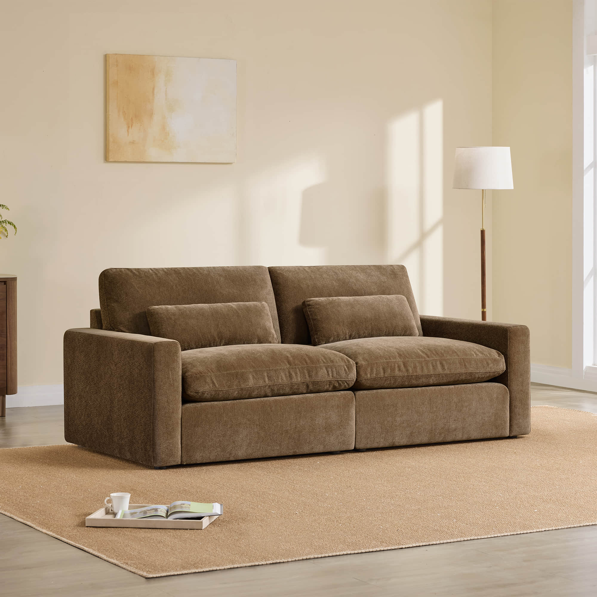 Ivy 2-Seat Performance Fabric Modular Sofa - Image 11