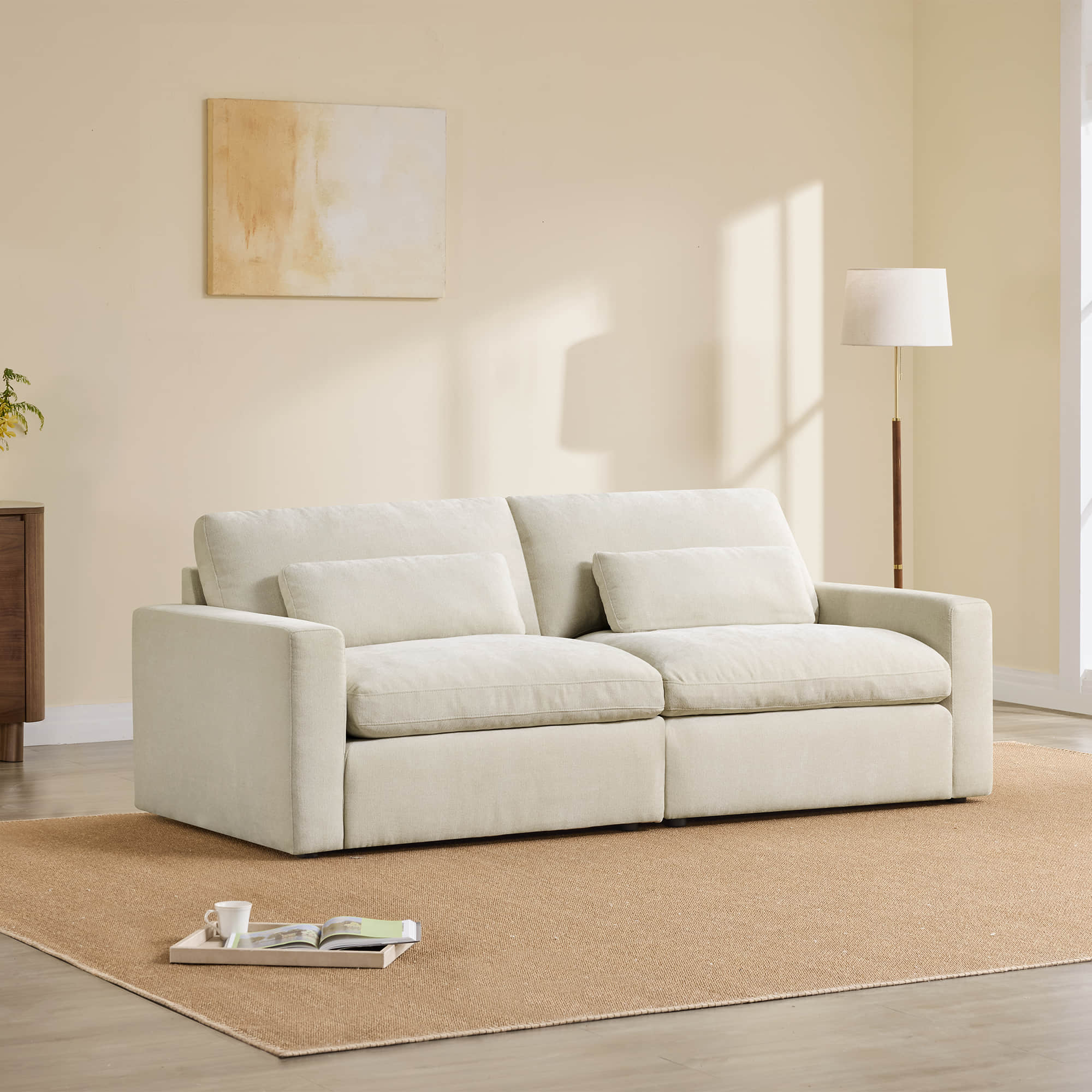 Ivy 2-Seat Performance Fabric Modular Sofa - Image 6