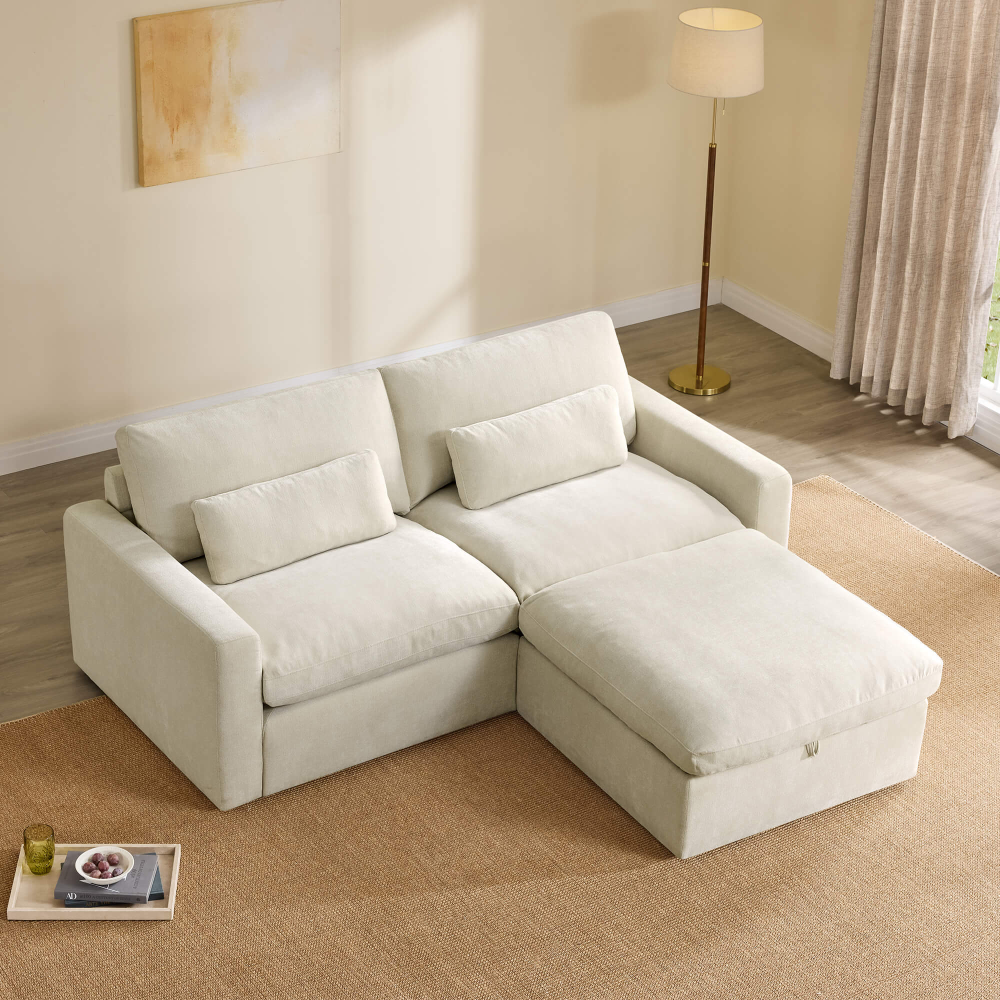 Ivy 3-Seat Performance Fabric Modular Sofa - Image 10