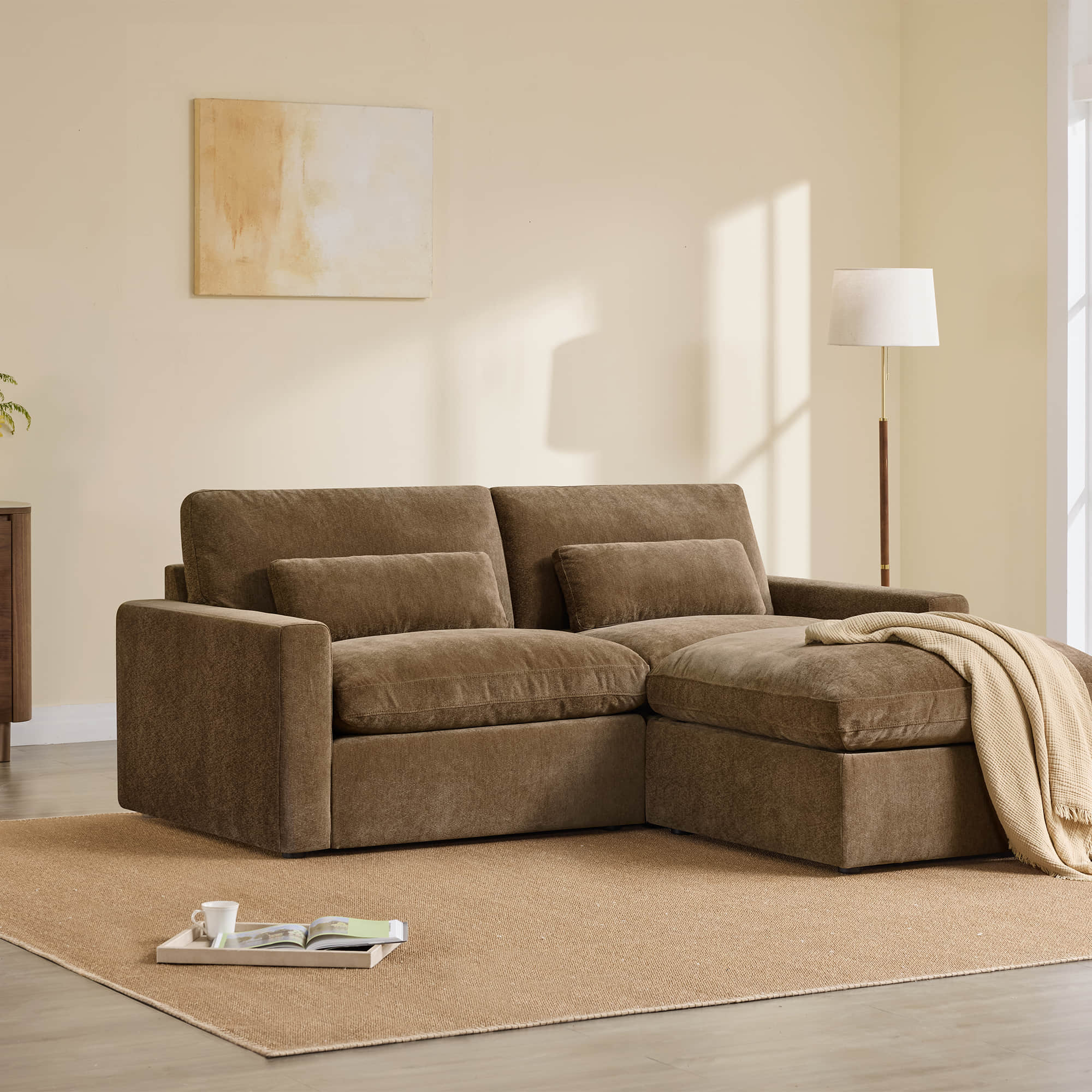 Ivy 3-Seat Performance Fabric Modular Sofa - Image 17