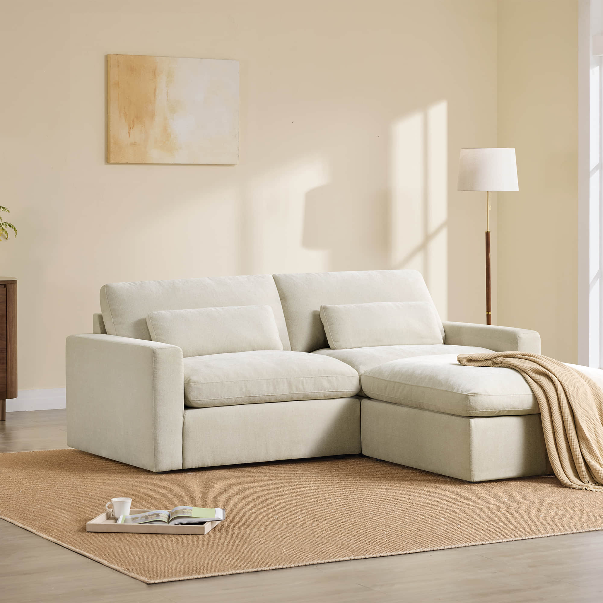 Ivy 3-Seat Performance Fabric Modular Sofa - Image 8