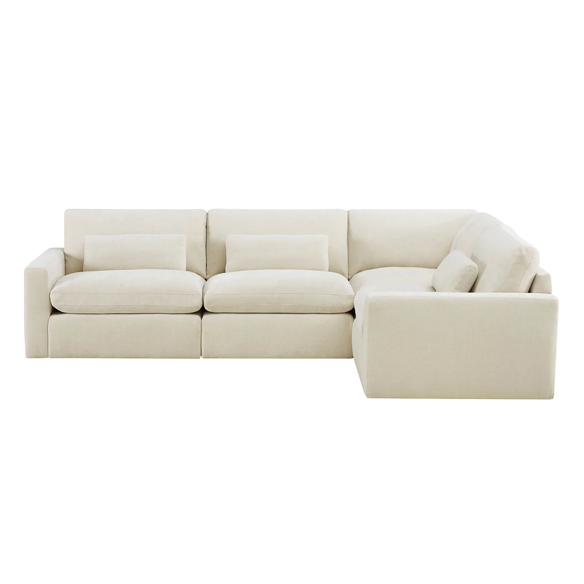 Ivy 4-Seat Performance Fabric Modular Sectional Sofa - Image 20