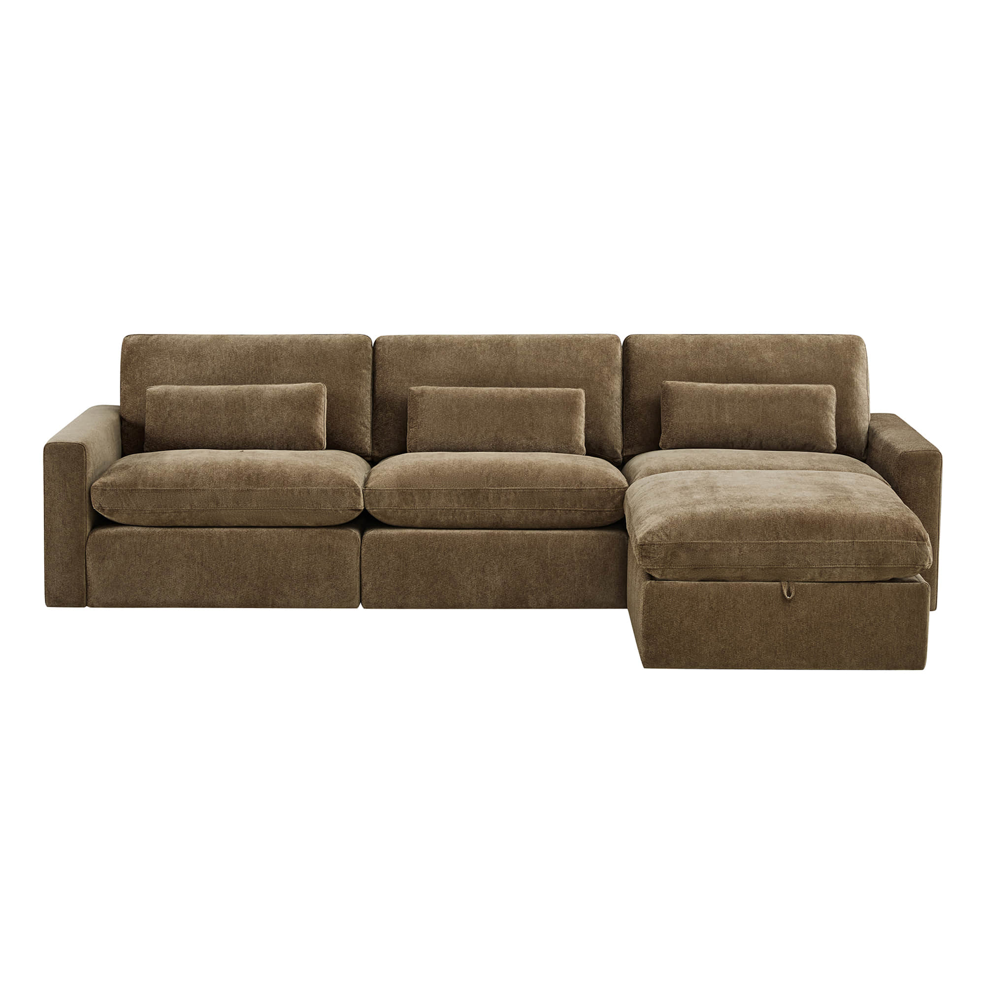 Ivy 4-Seat Performance Fabric Modular Sectional Sofa - Image 24