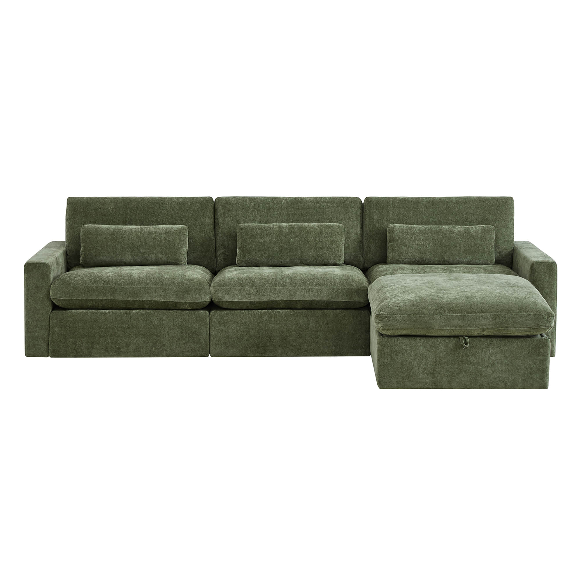 Ivy 4-Seat Performance Fabric Modular Sectional Sofa - Image 30