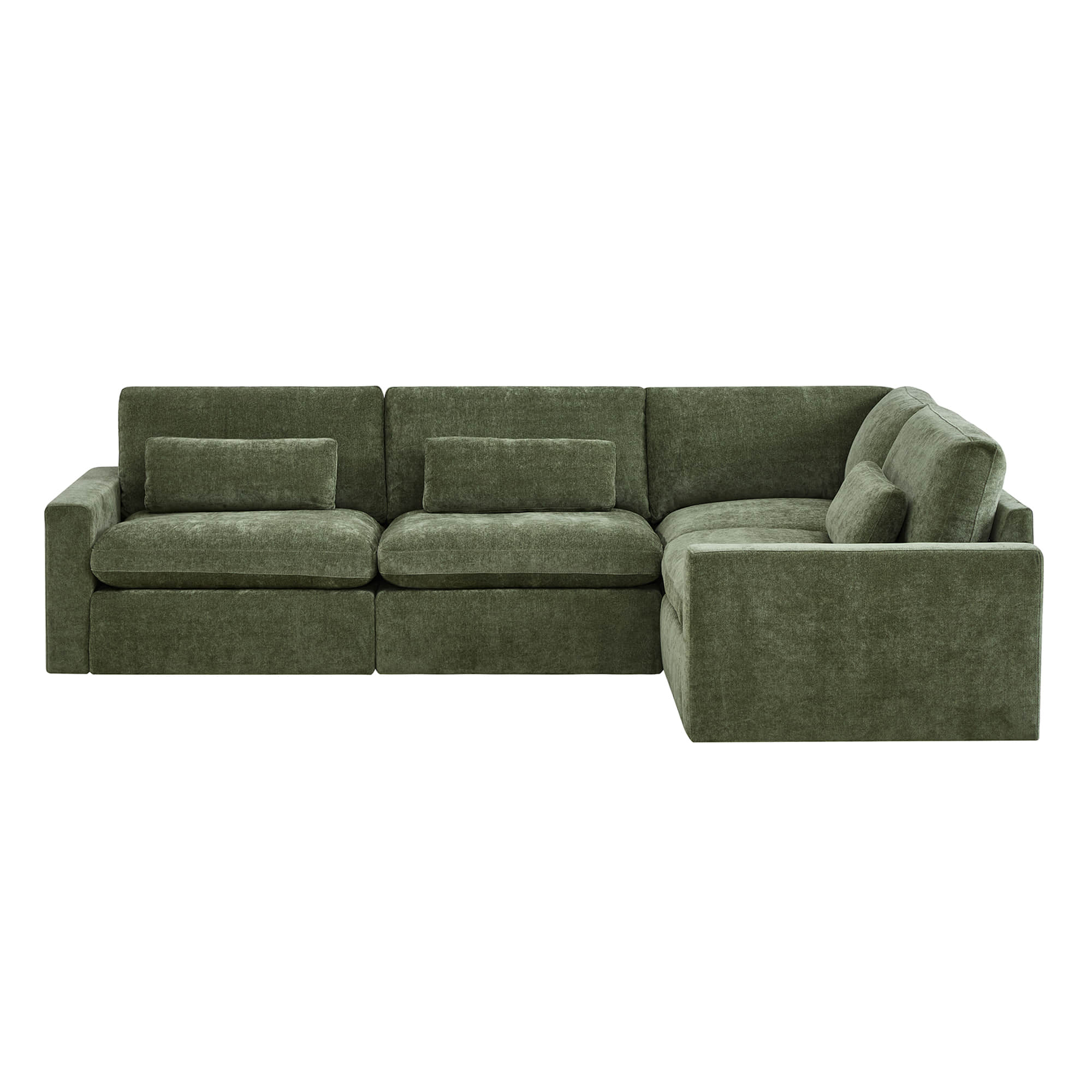 Ivy 4-Seat Performance Fabric Modular Sectional Sofa - Image 32