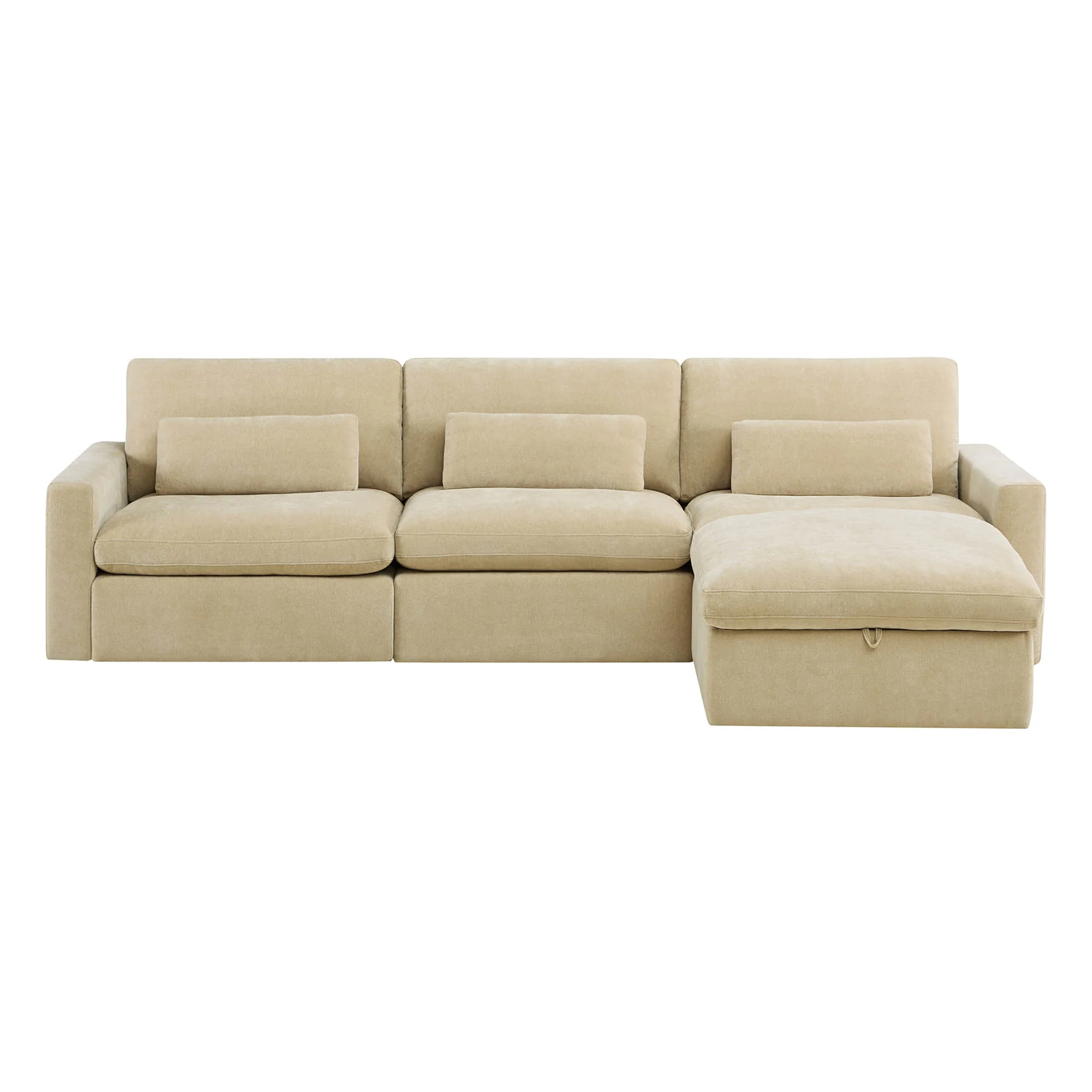 Ivy 4-Seat Performance Fabric Modular Sectional Sofa - Image 36