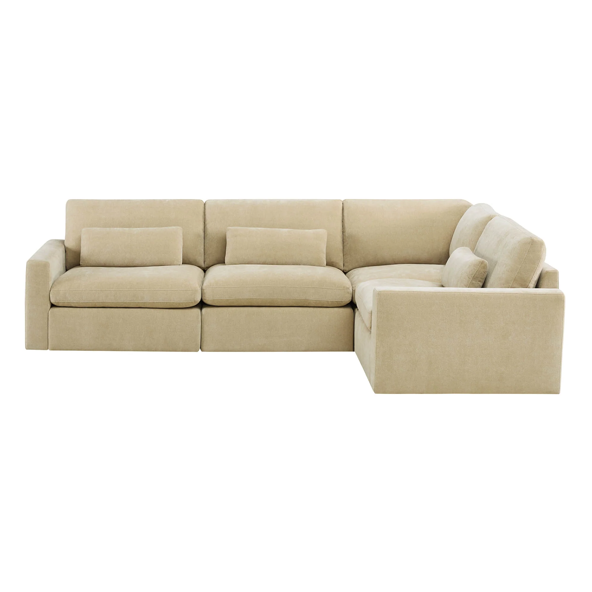 Ivy 4-Seat Performance Fabric Modular Sectional Sofa - Image 38