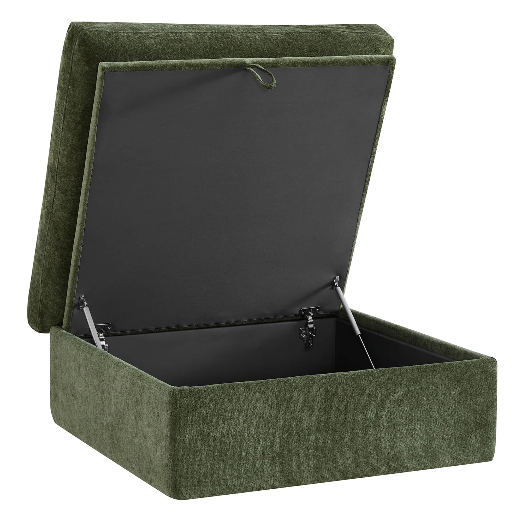 Ivy Modular Performance Fabric Ottoman with Storage - Image 8