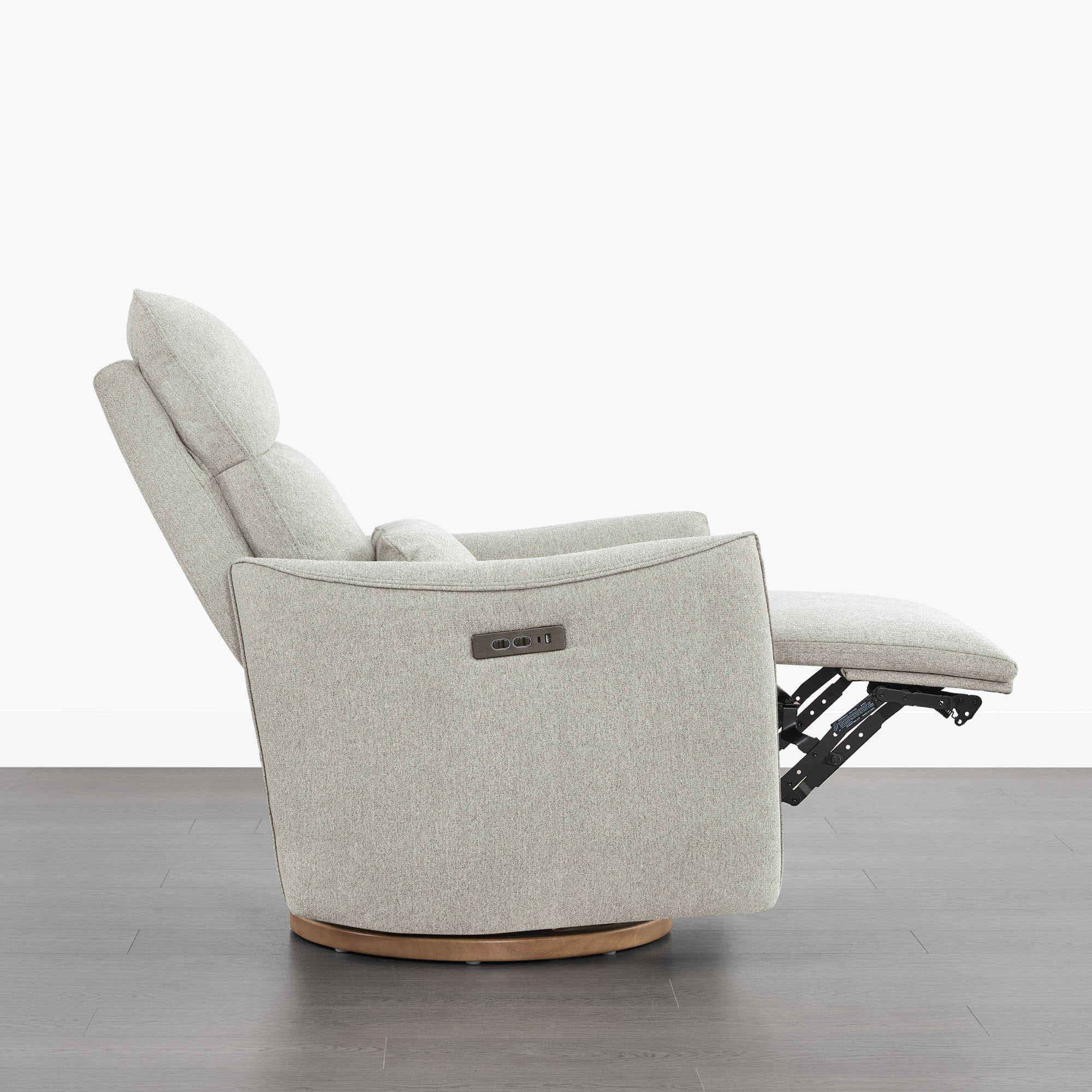 Janice Power Swivel Nursery Glider Recliner with Power Headrest - Image 42