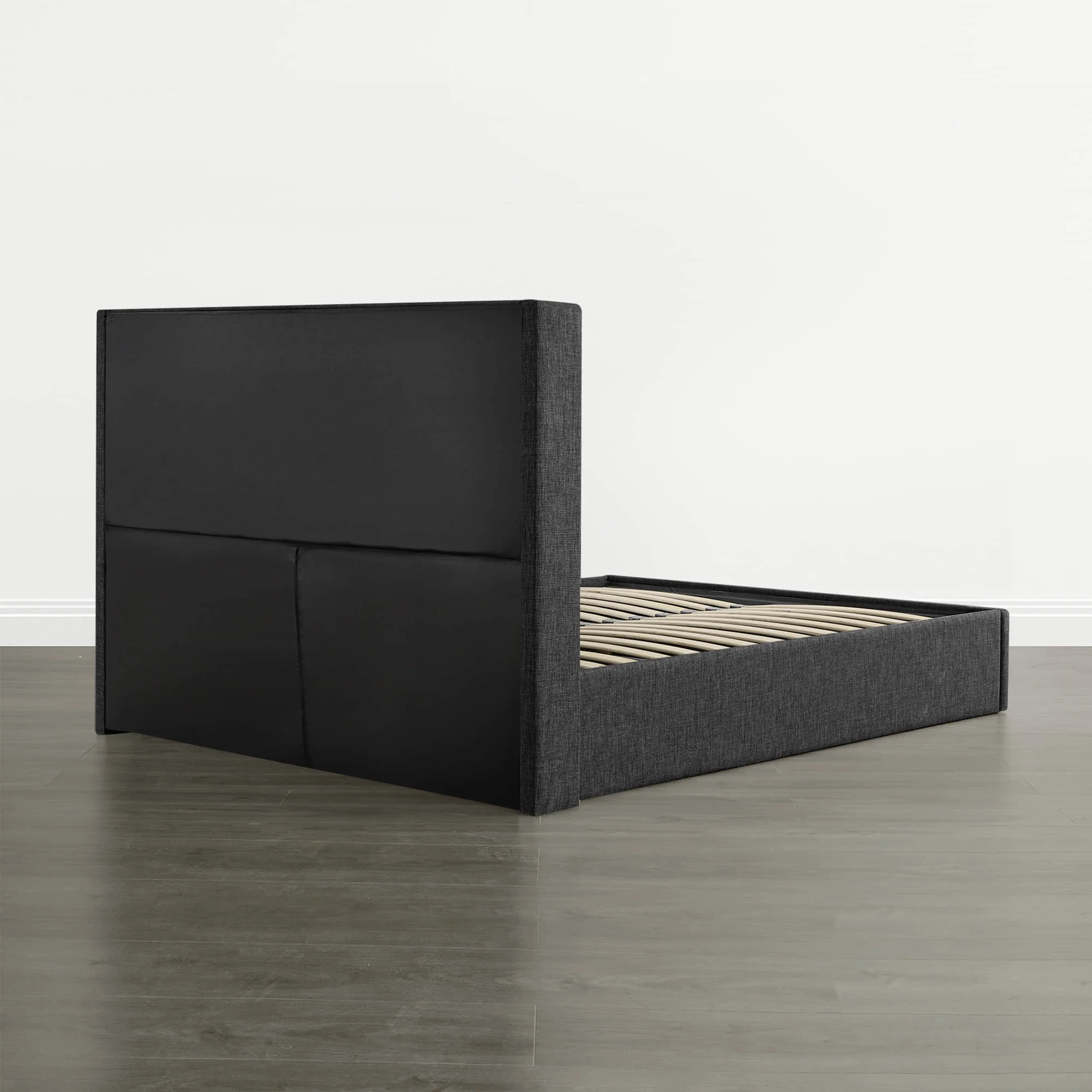 Jeffrey Wingback Upholstered Storage Platform Bed - Image 8