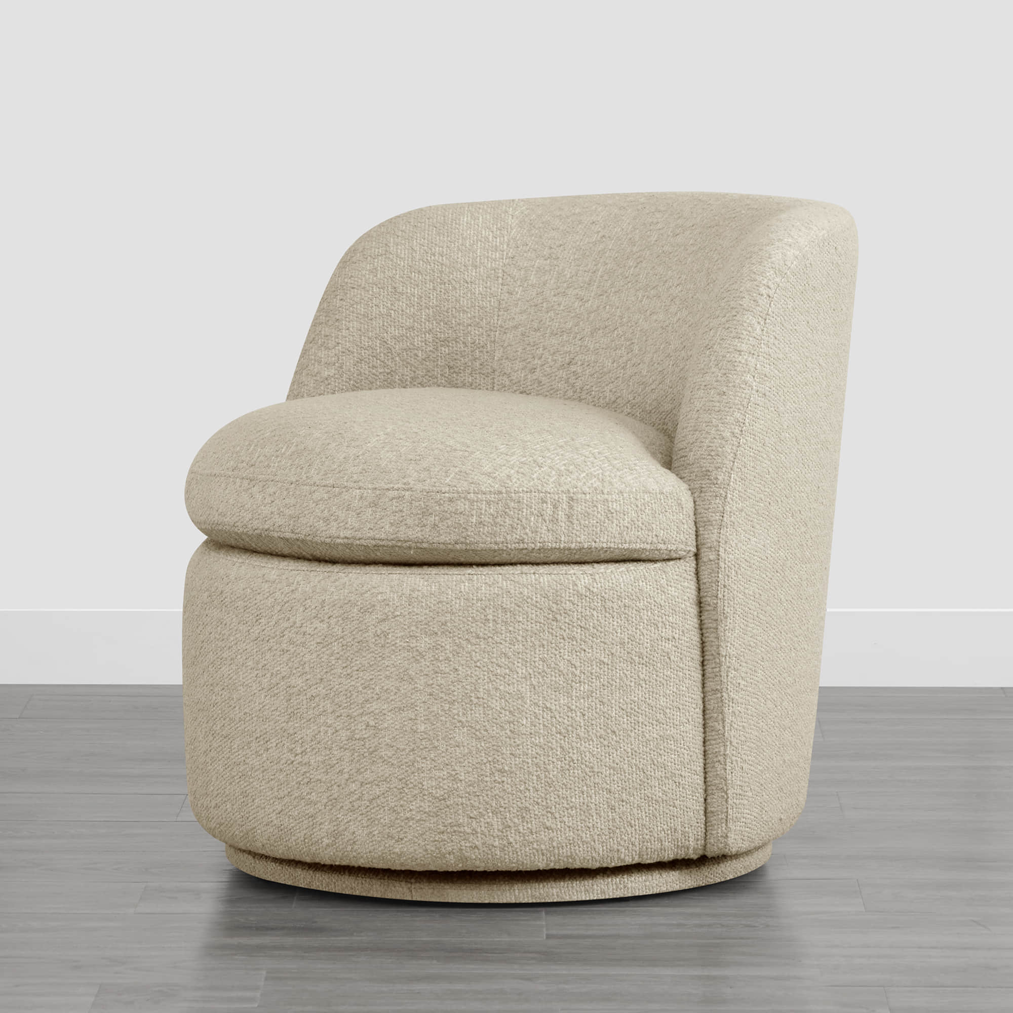Jolie Performance Boucle Swivel Accent Chair - Image 30