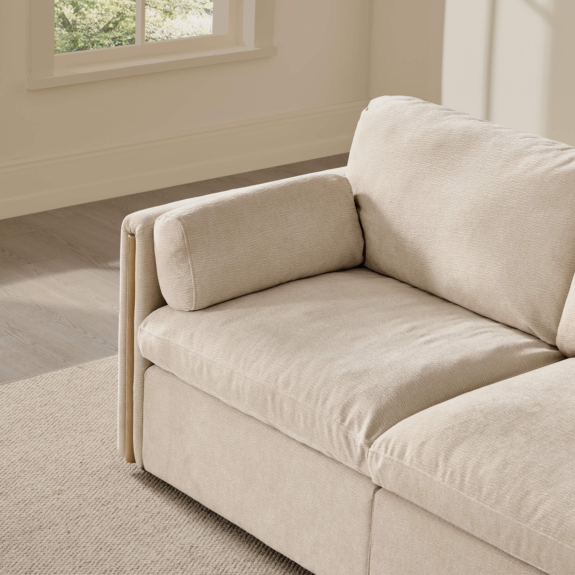 Jonathan Modern Cozy Chenille 2-seat Sofa - Image 15