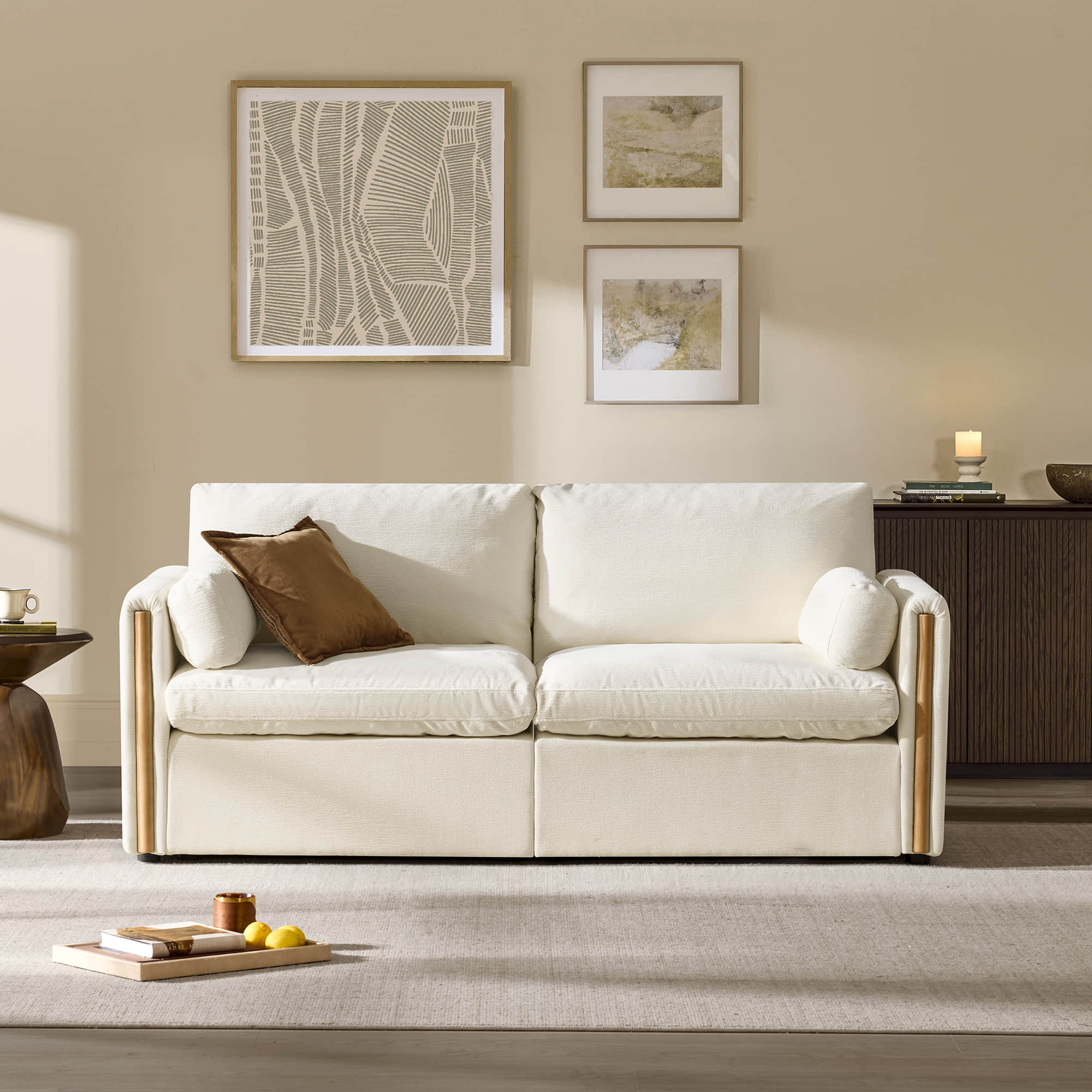Jonathan Modern Cozy Chenille 2-seat Sofa - Image 16