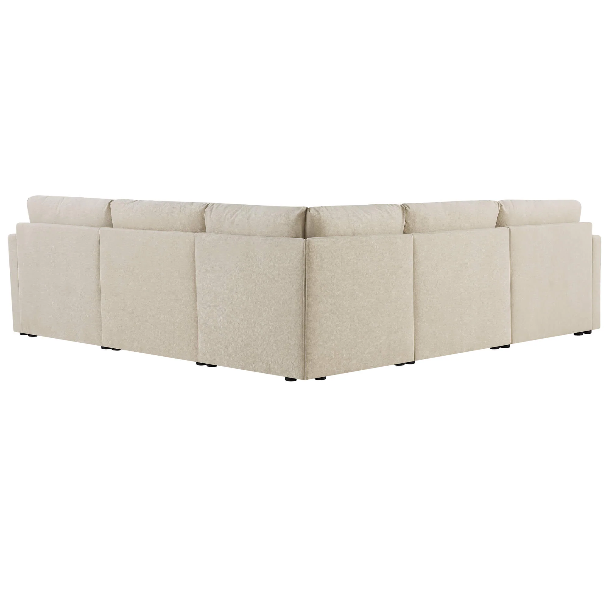 Jonathan Modern Cozy Chenille 5-seat Modular Sofa with Hidden Storage - Image 16
