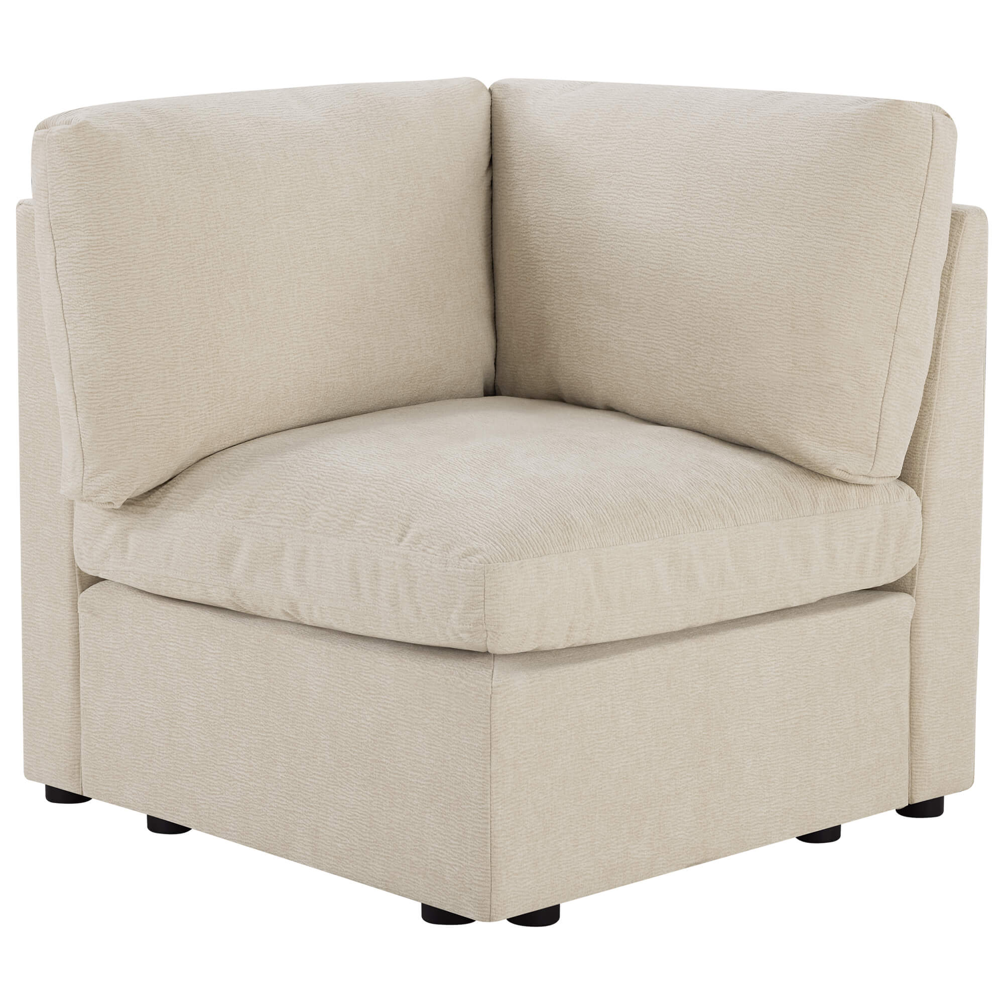 Jonathan Modern Cozy Chenille Corner Seat - Image 2