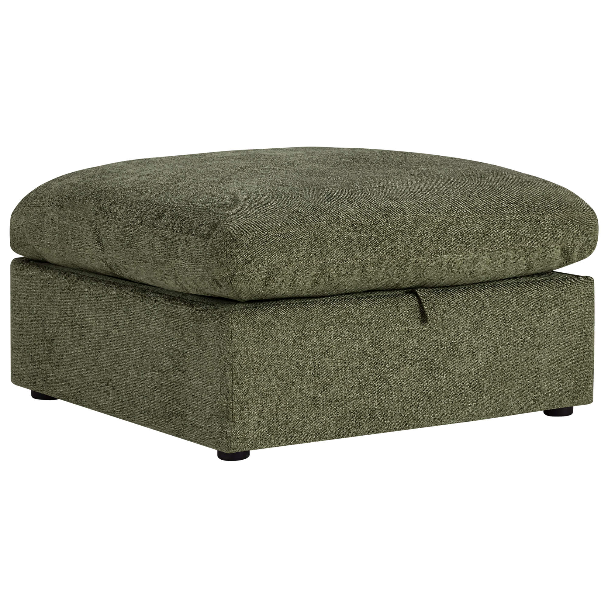 Jonathan Modern Cozy Chenille Sofa Ottoman - Image 2