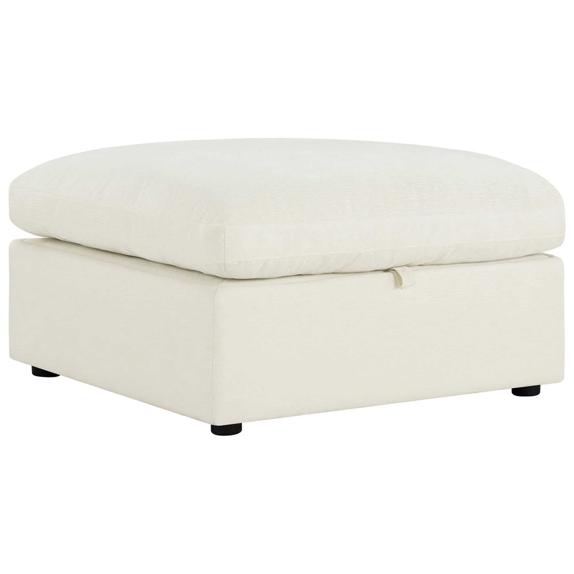 Jonathan Modern Cozy Chenille Sofa Ottoman - Image 7